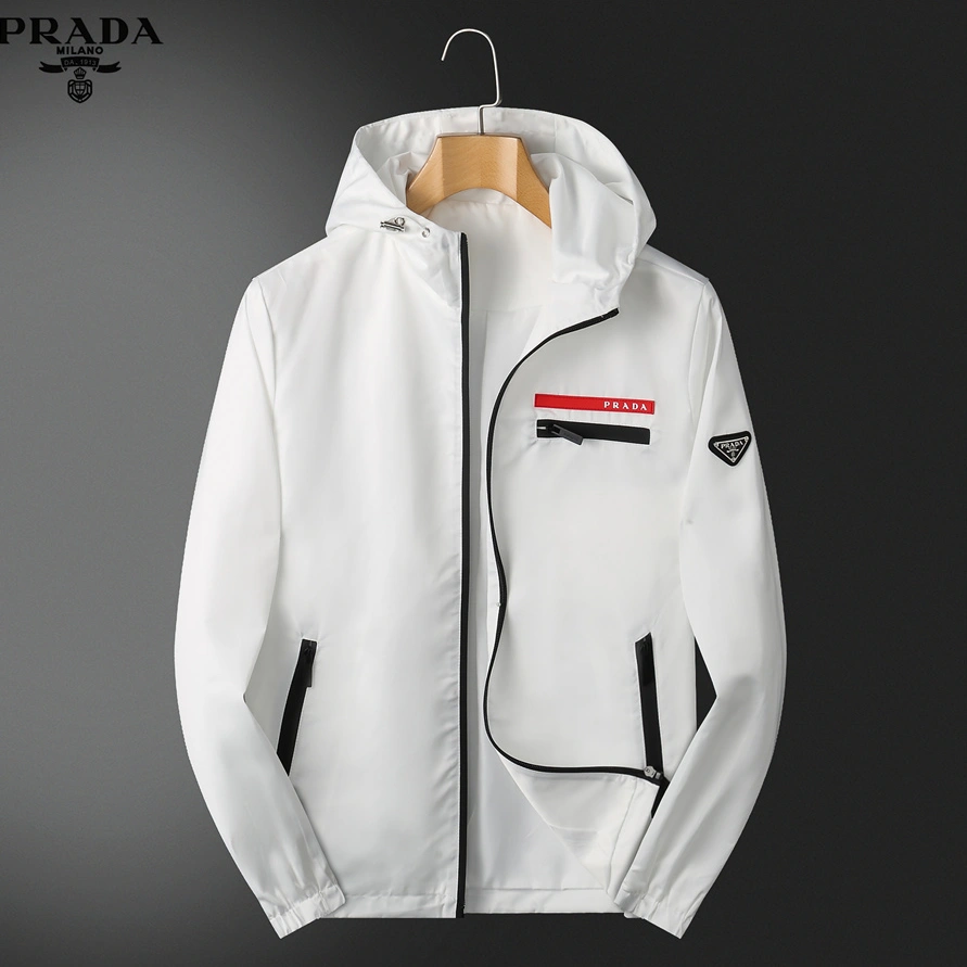Prada New Jackets Long Sleeved For Men Elegant 3488