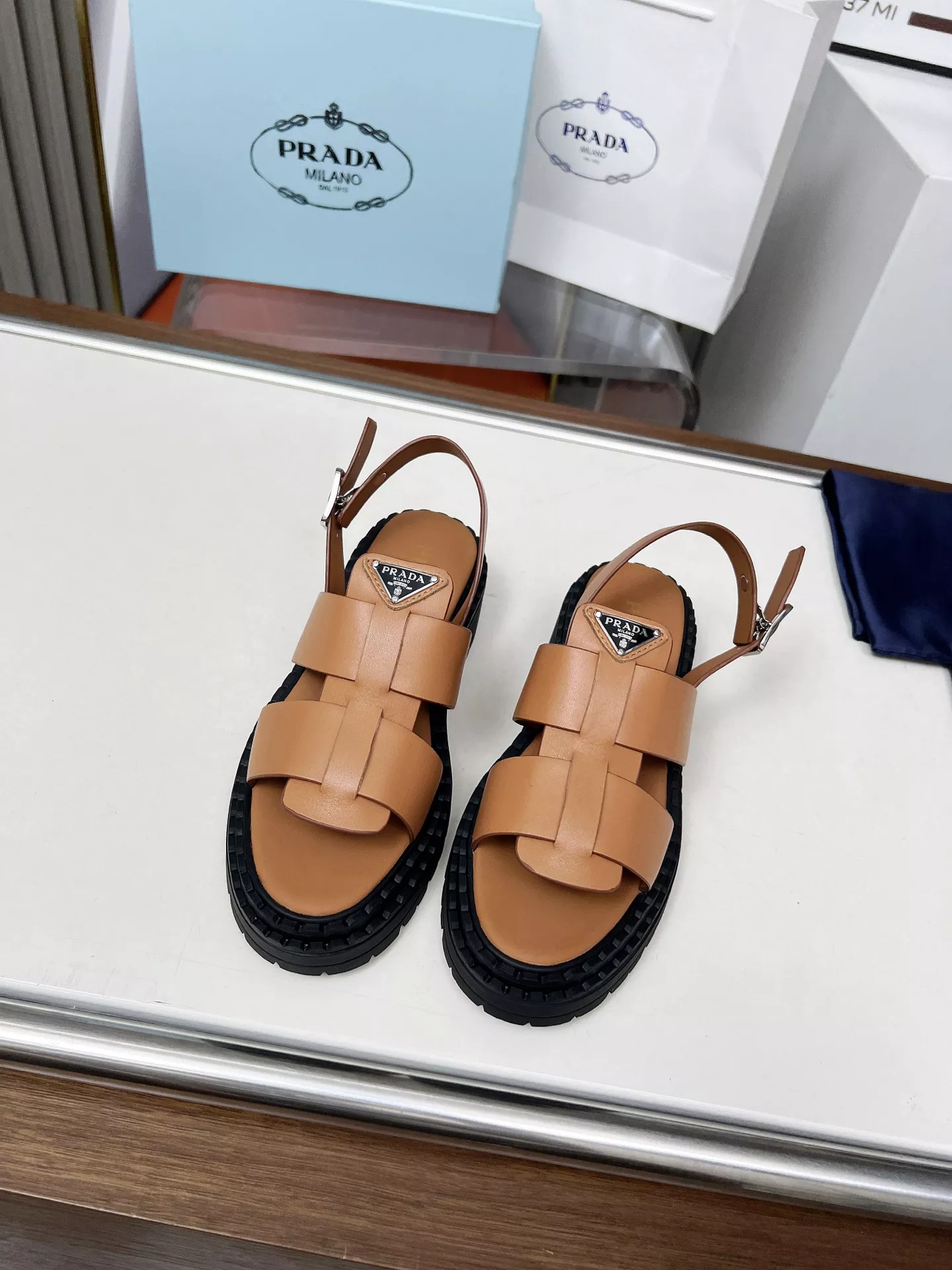Prada Sandal For Women Affordable 3932