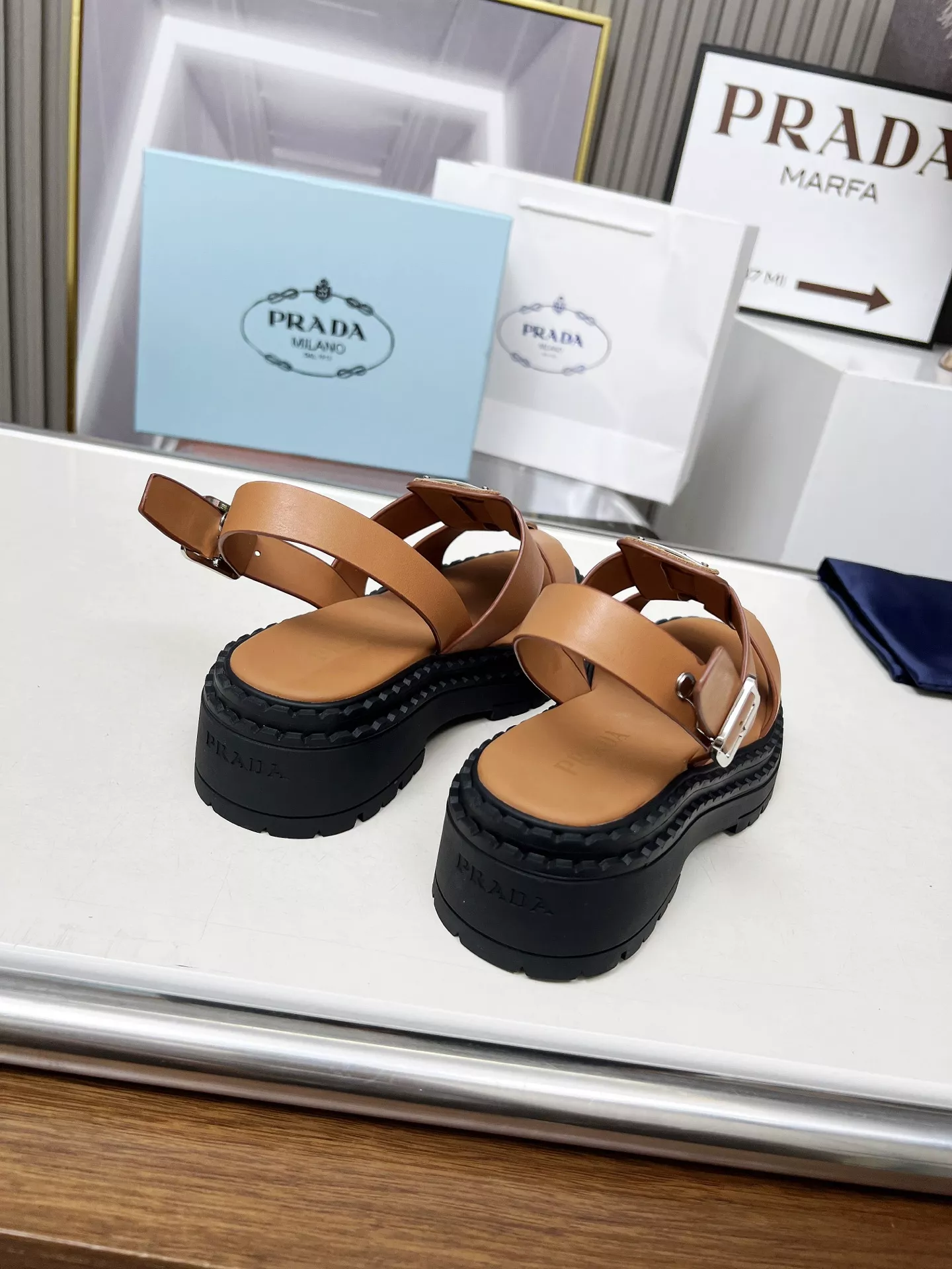 Prada Sandal For Women Affordable 3932