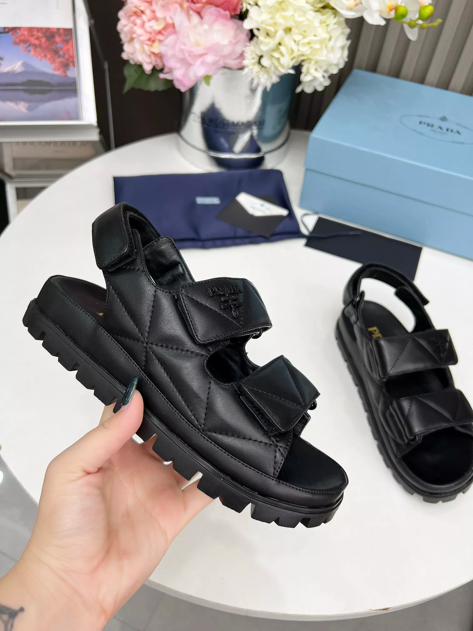 Prada Sandal For Women Durable 7417