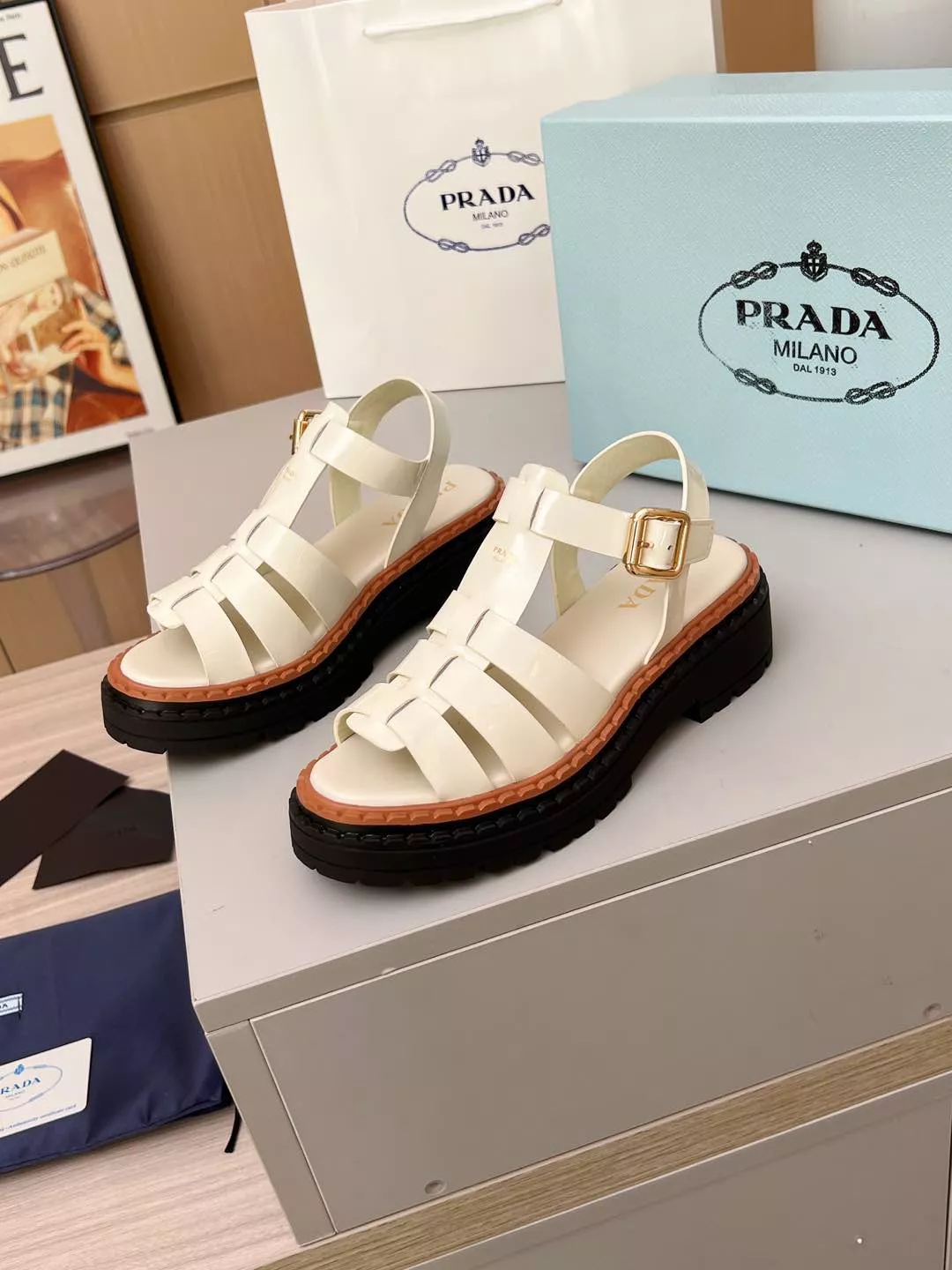 Prada Sandal For Women Elegant 778