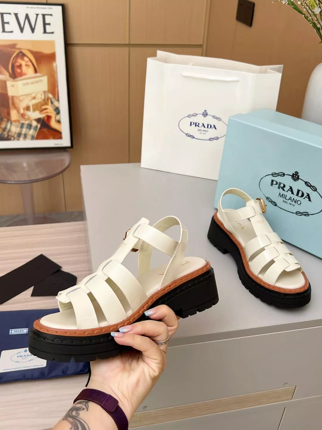 Prada Sandal For Women Elegant 778