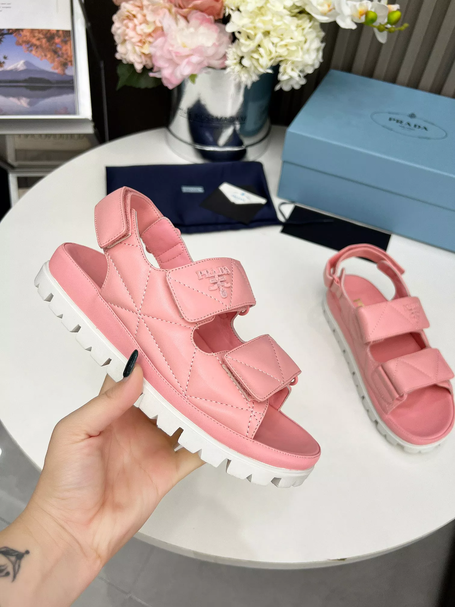 Prada Sandal For Women Refined 9634
