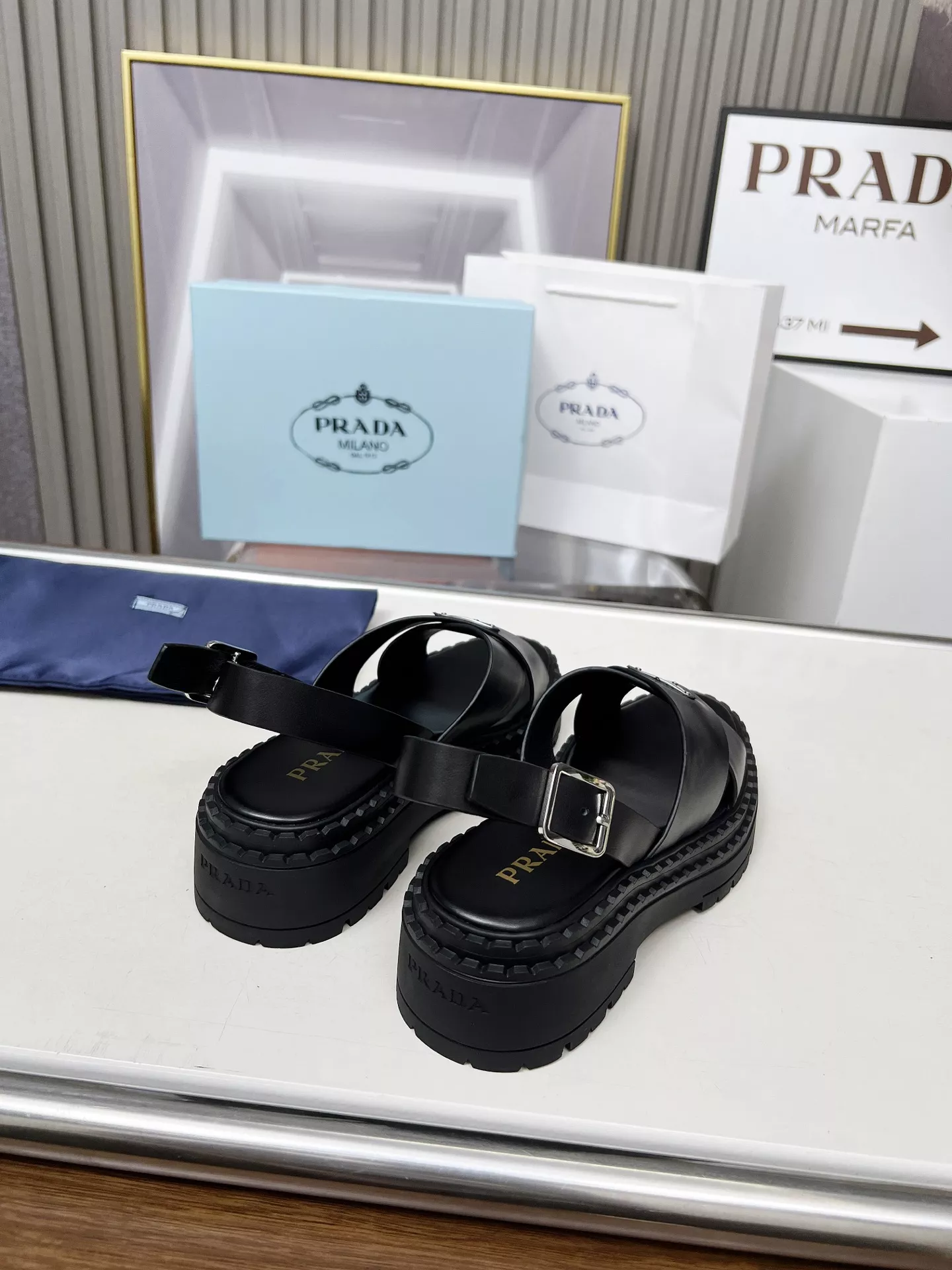 Prada Sandal For Women Stylish 1415