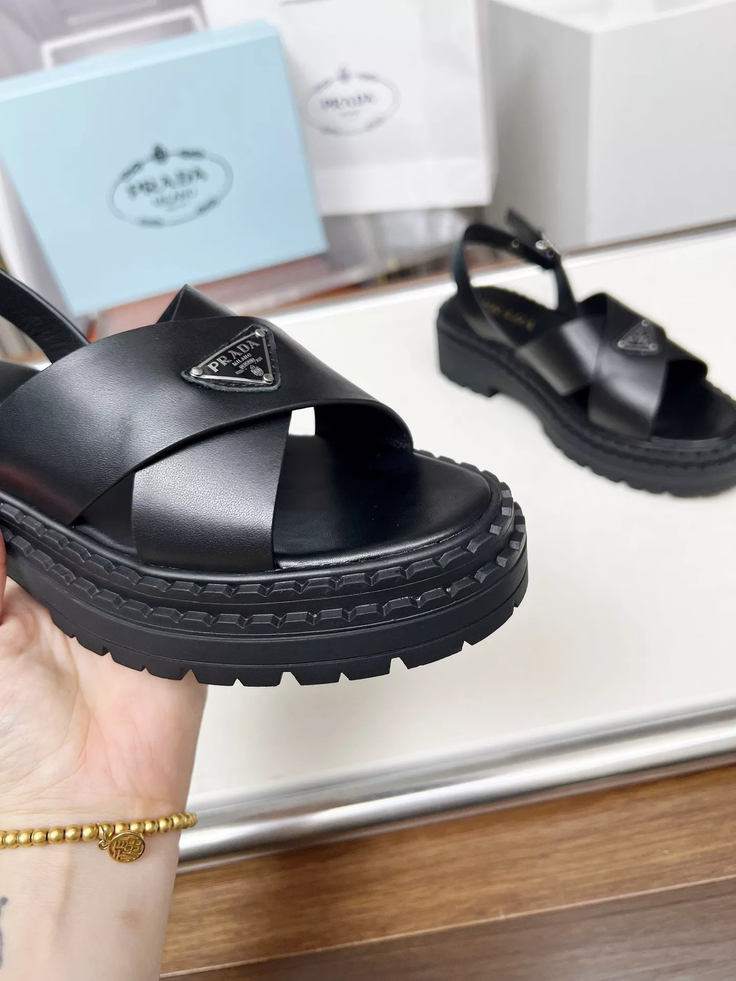 Prada Sandal For Women Stylish 1415