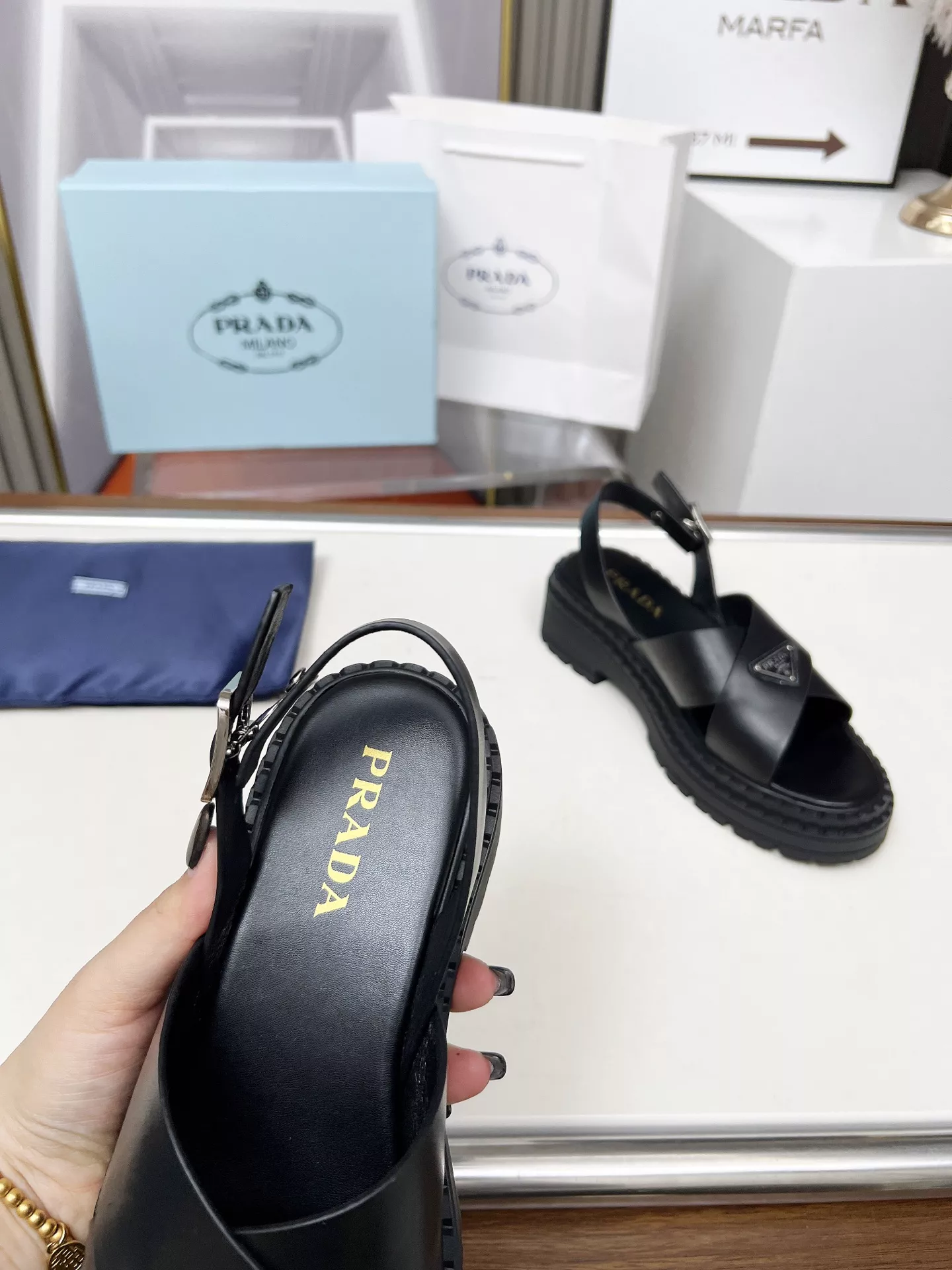 Prada Sandal For Women Stylish 1415