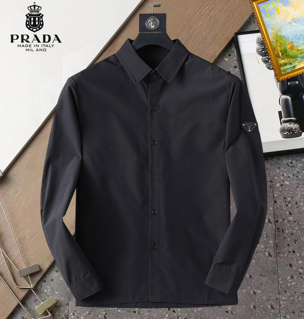 Prada Shirts Long Sleeved For Men BestValue 8907