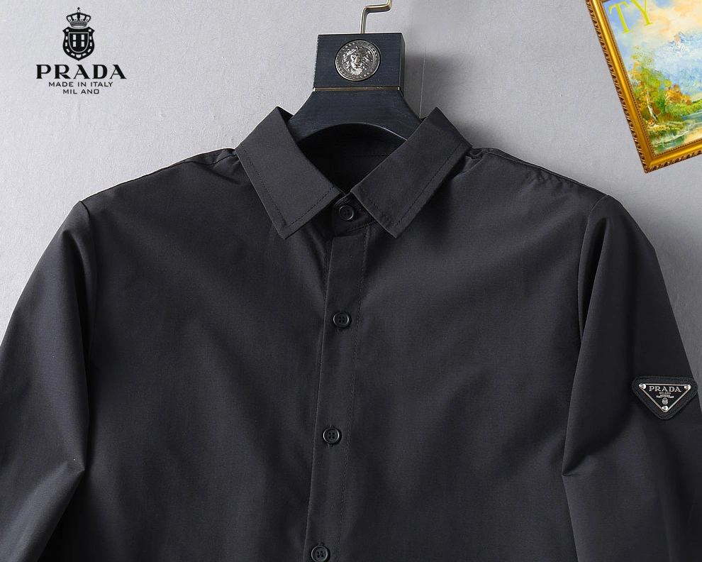 Prada Shirts Long Sleeved For Men BestValue 8907