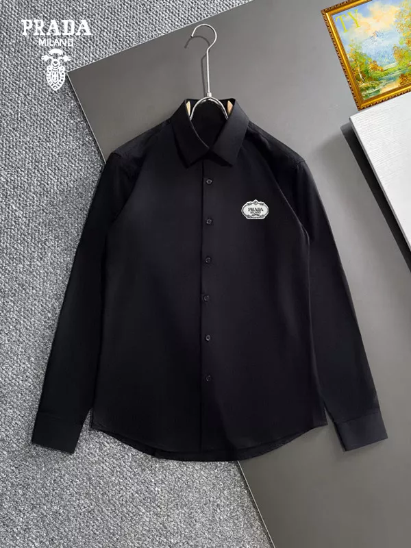 Prada Shirts Long Sleeved For Unisex Sleek 8503