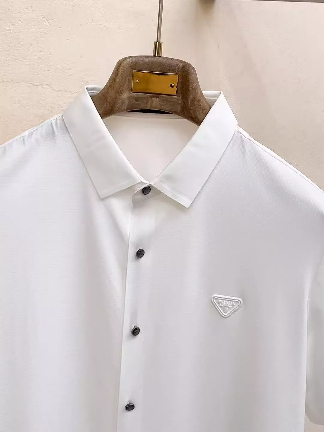 Prada Shirts Short Sleeved For Men Bright 8958