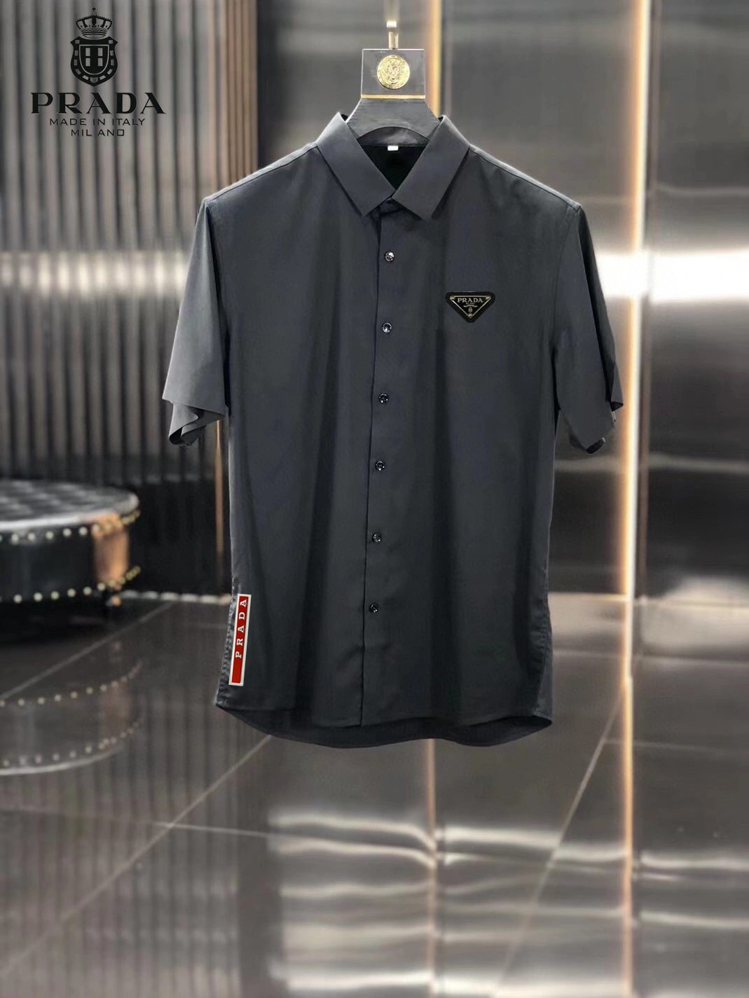 Prada Shirts Short Sleeved For Men GoAnywhere 7746