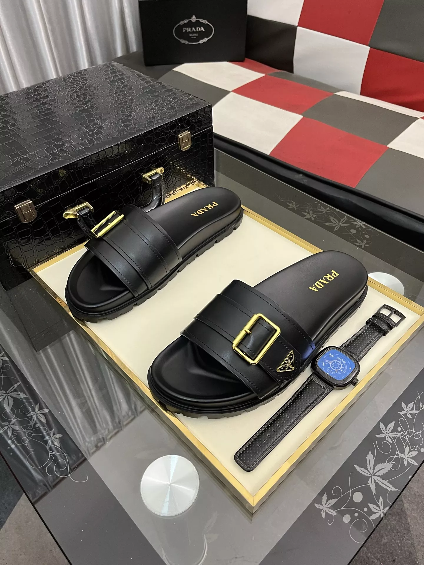 Prada Slippers For Men Bright 3781