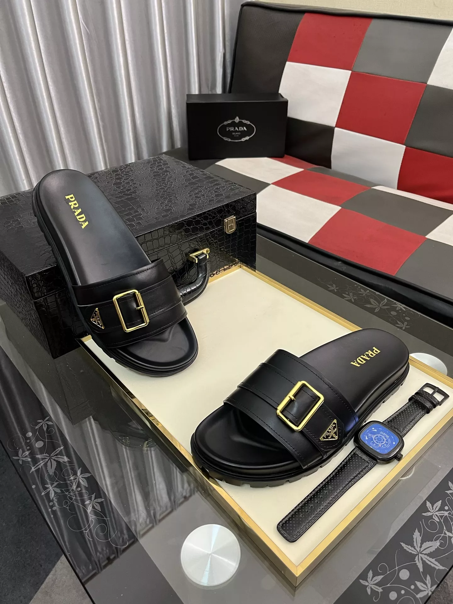 Prada Slippers For Men Bright 3781
