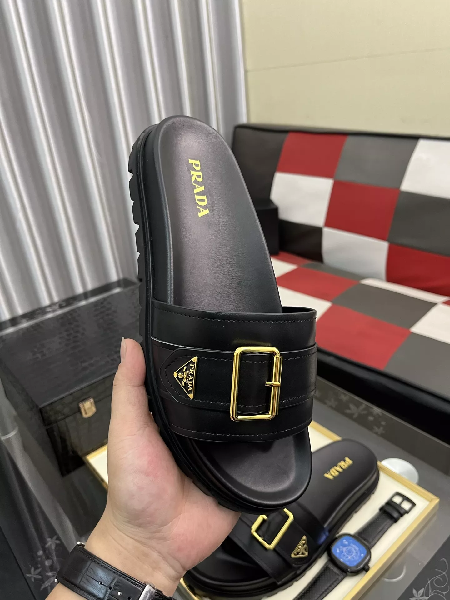 Prada Slippers For Men Bright 3781