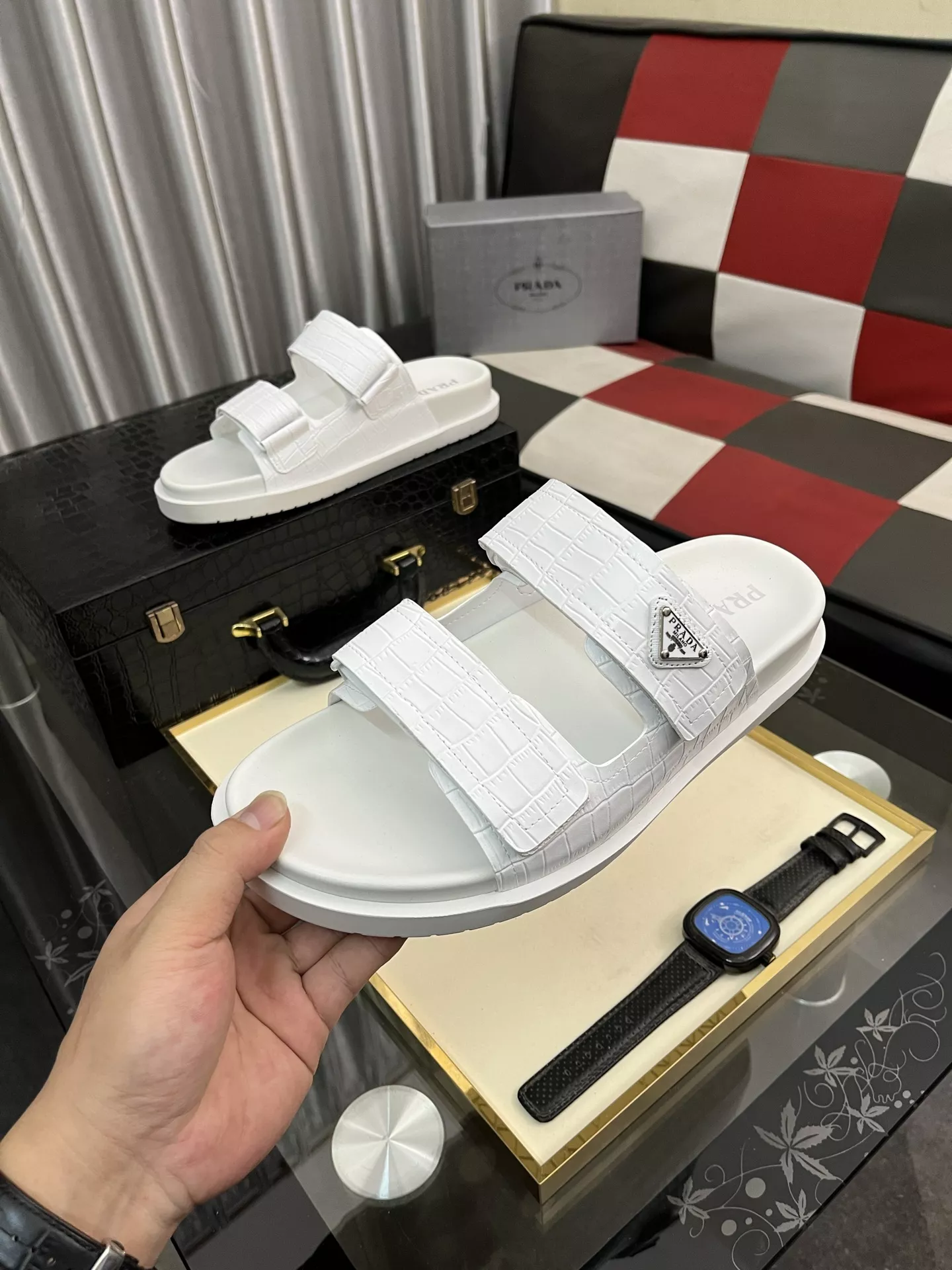 Prada Slippers For Men DailyWear 8755