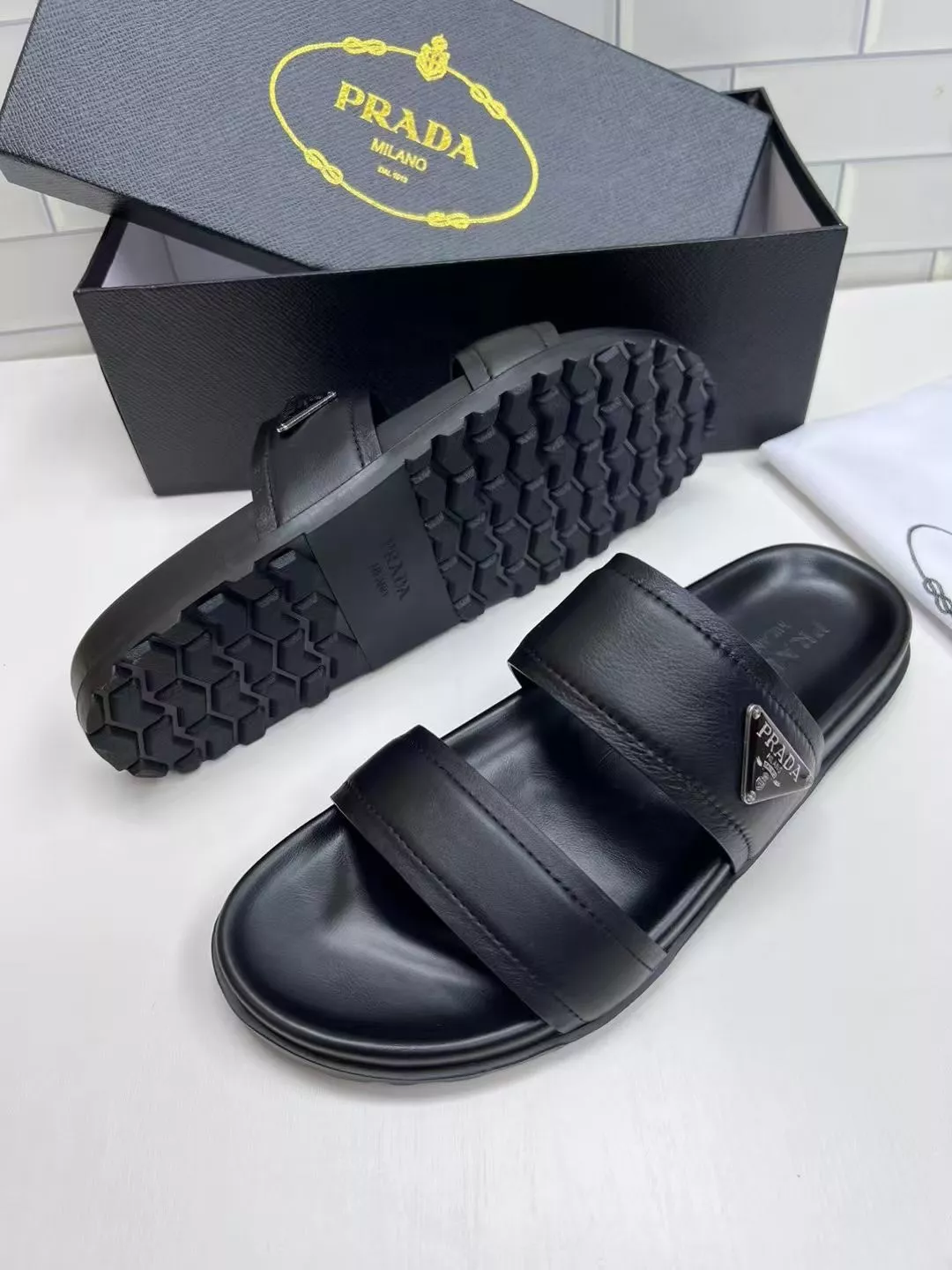 Prada Slippers For Men Functional 7424