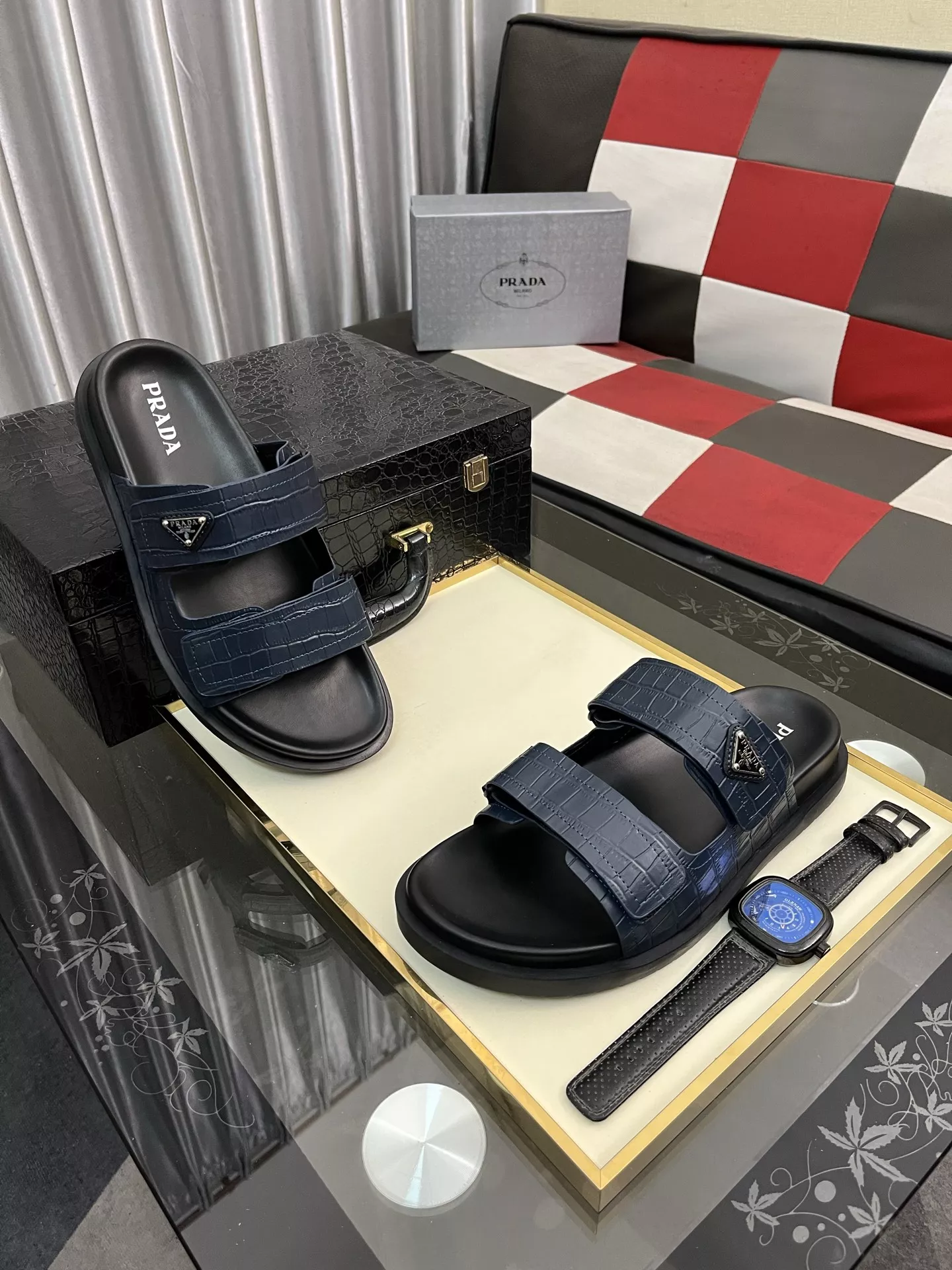 Prada Slippers For Men HighQuality 3142