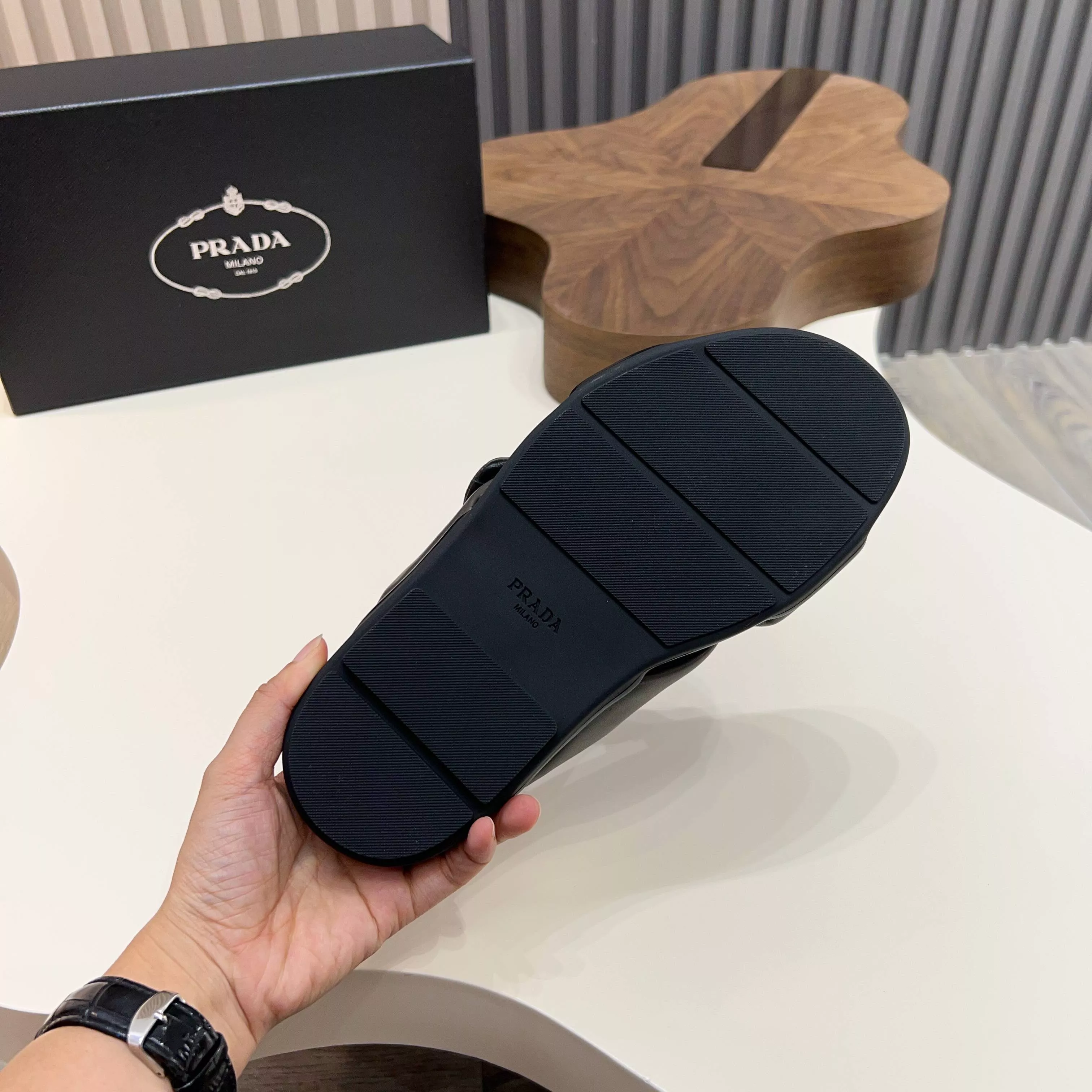 Prada Slippers For Men Modern 7885