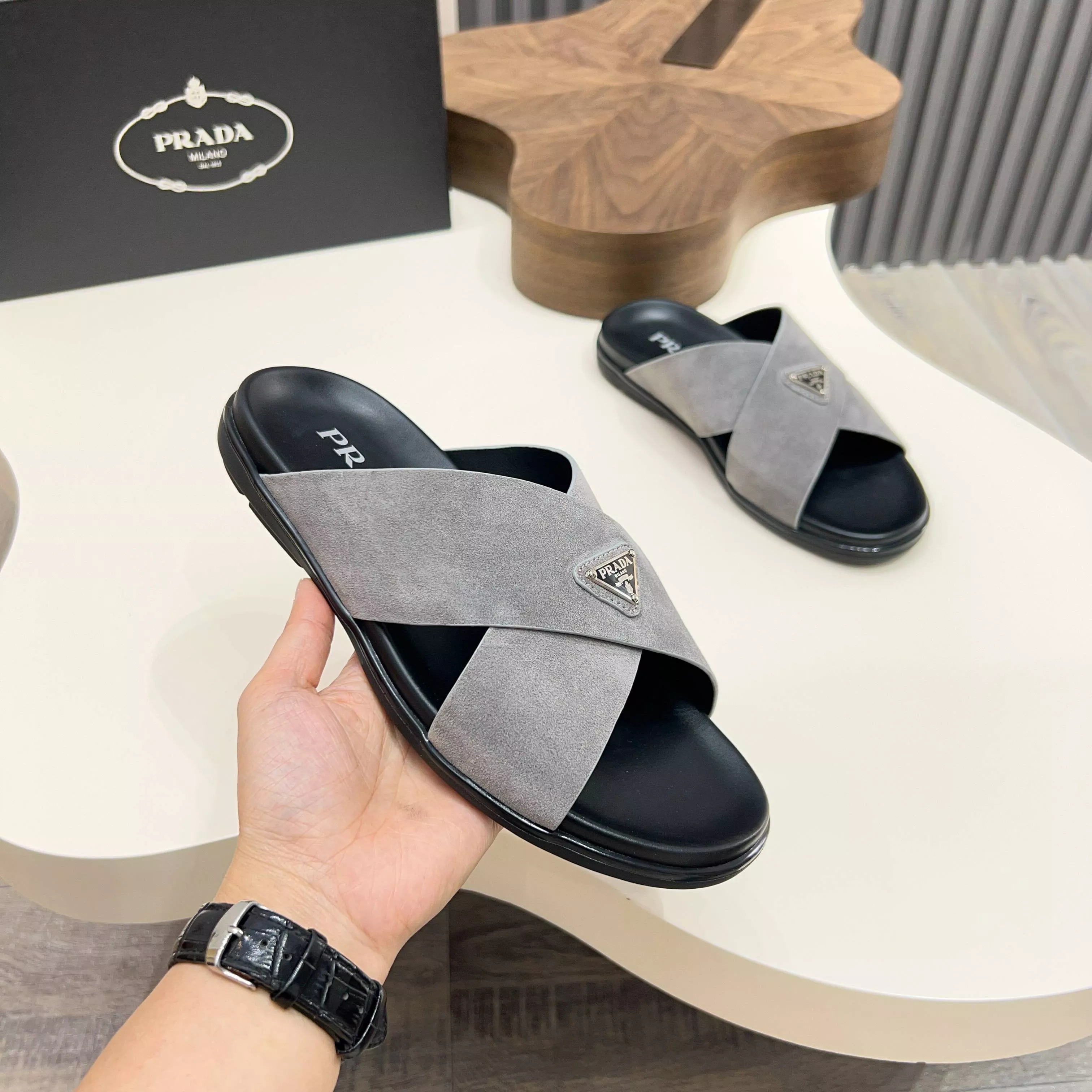 Prada Slippers For Men Sophisticated 479