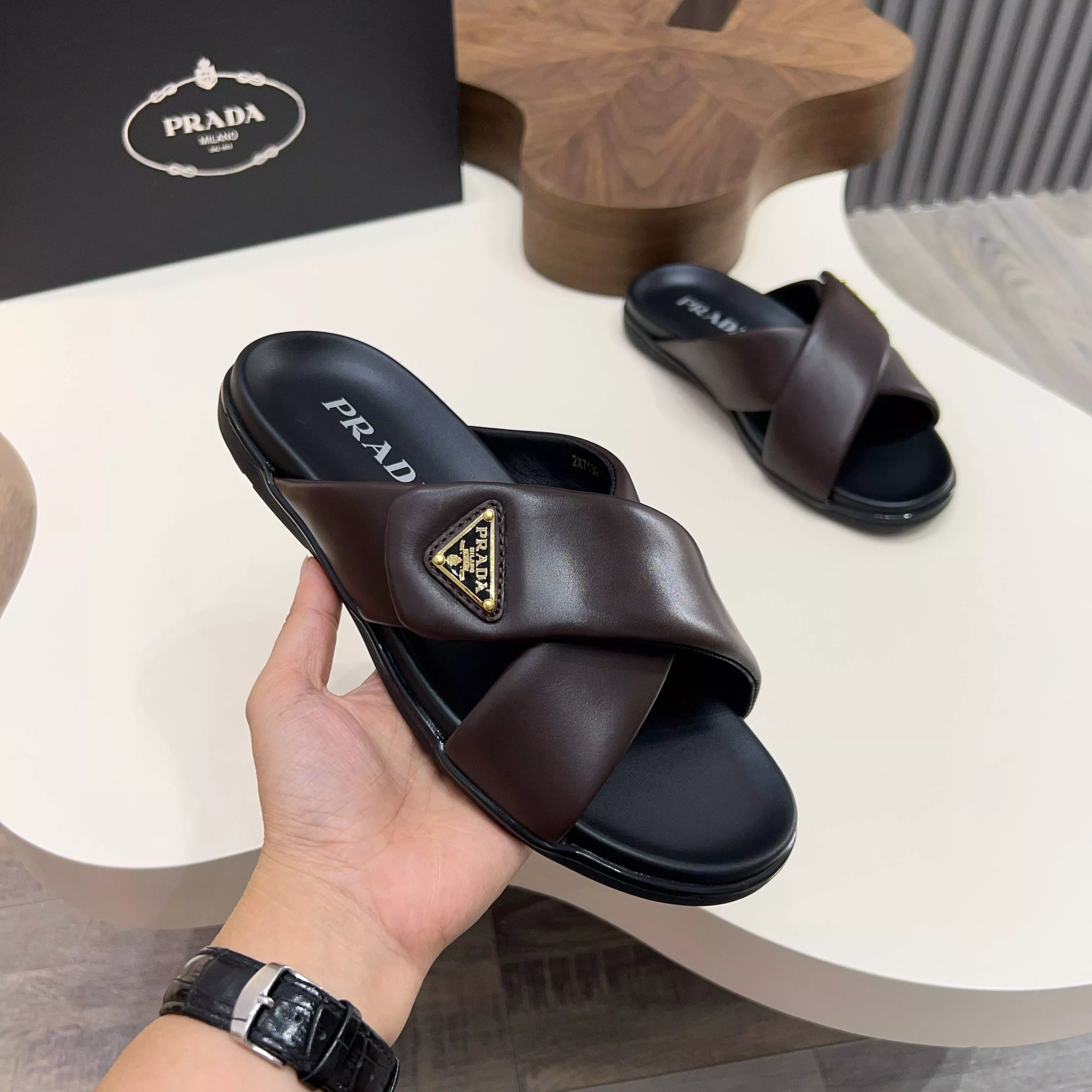 Prada Slippers For Men Sophisticated 6559