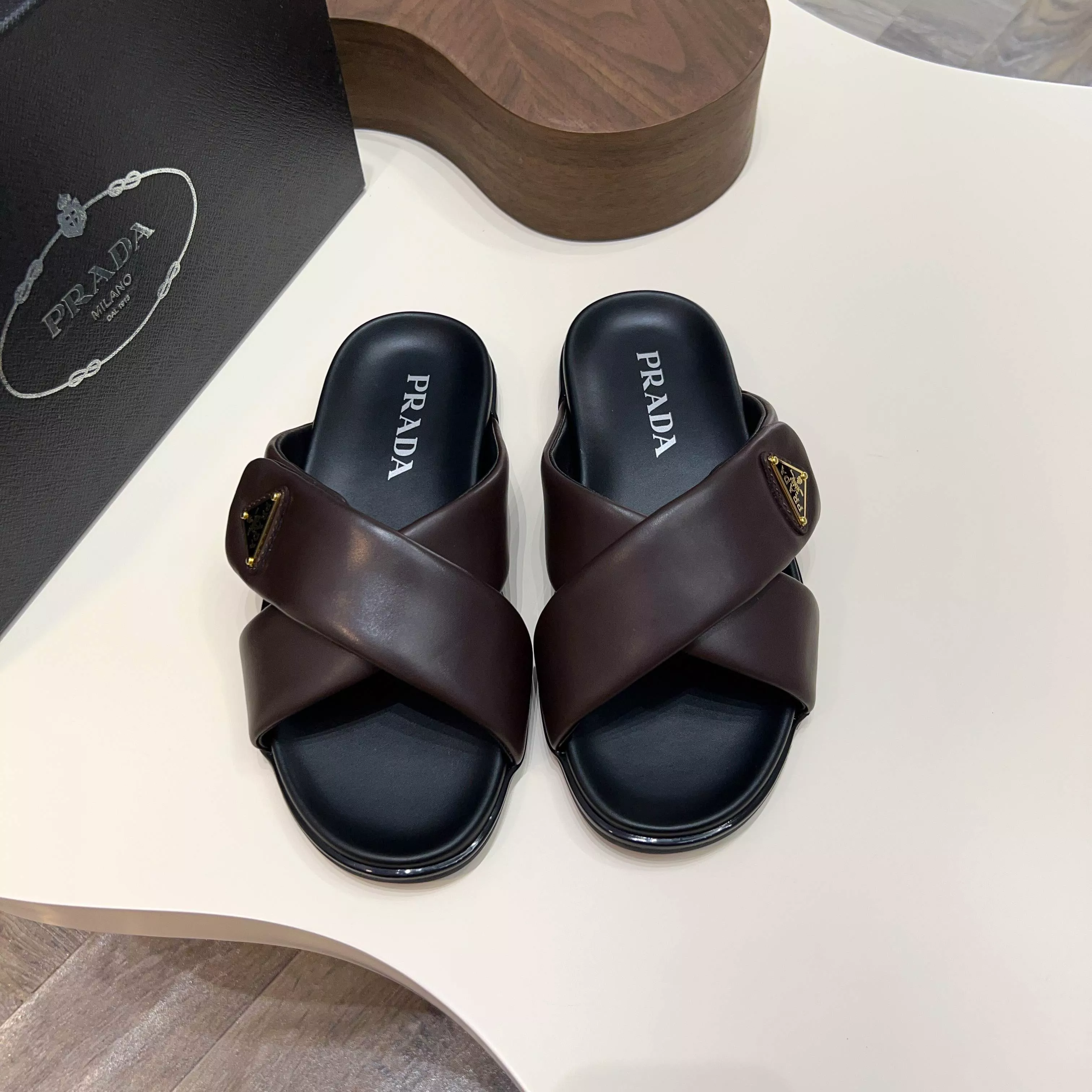 Prada Slippers For Men Sophisticated 6559