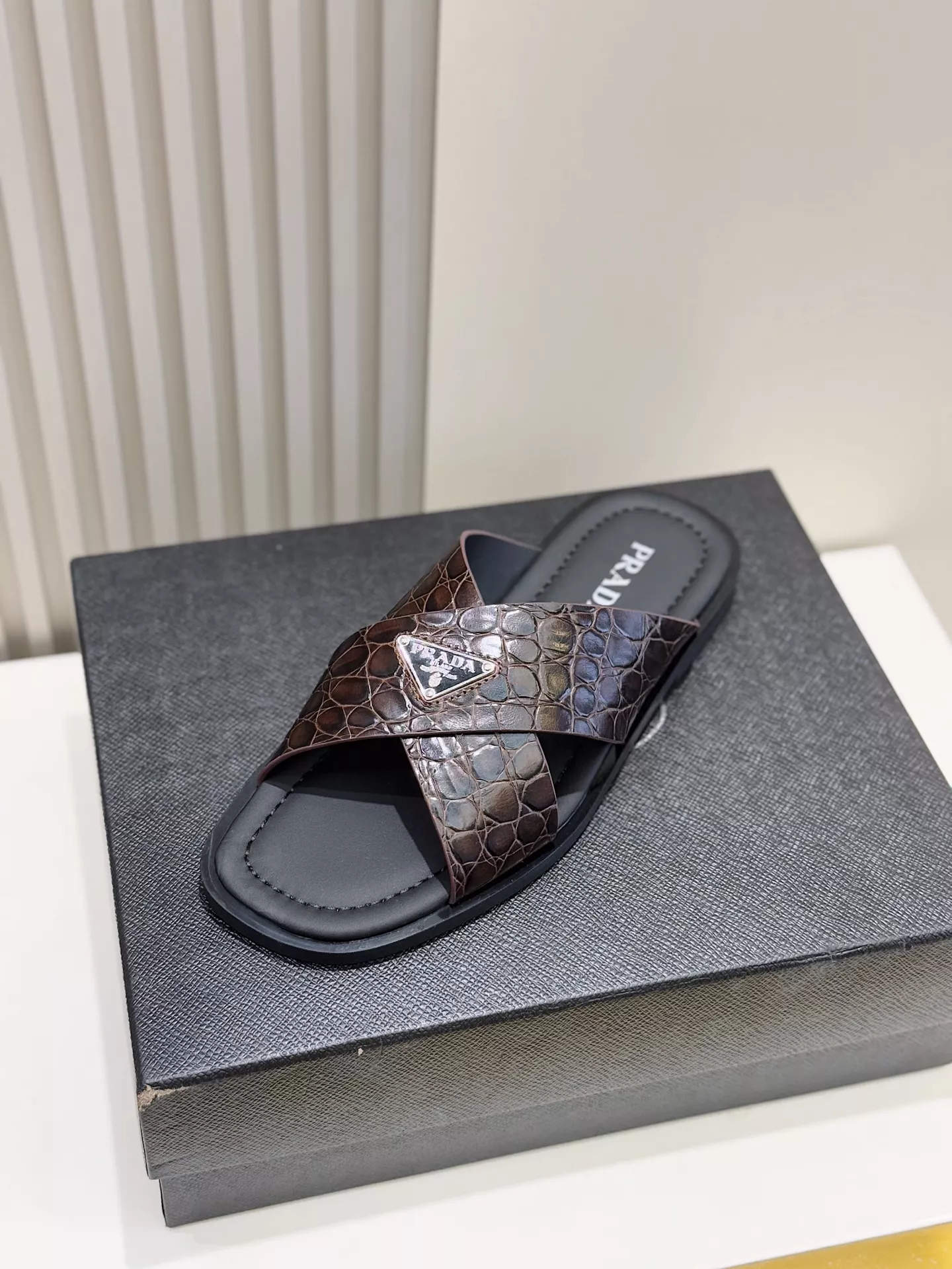 Prada Slippers For Men Stylish 8480