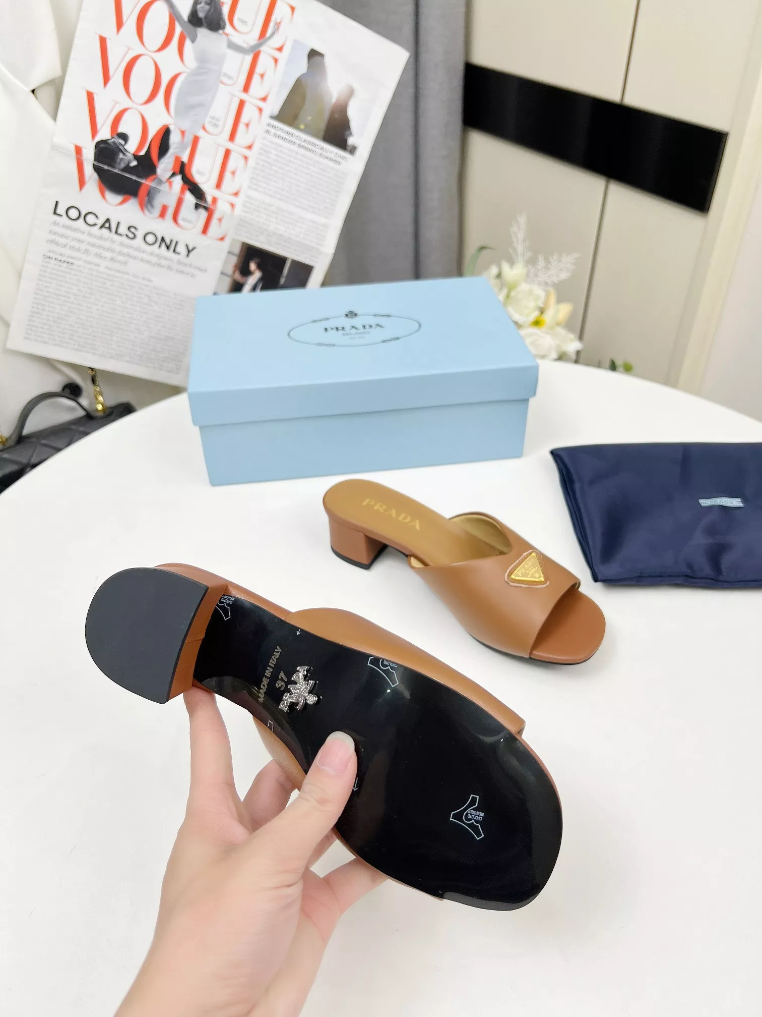 Prada Slippers For Women Affordable 6089