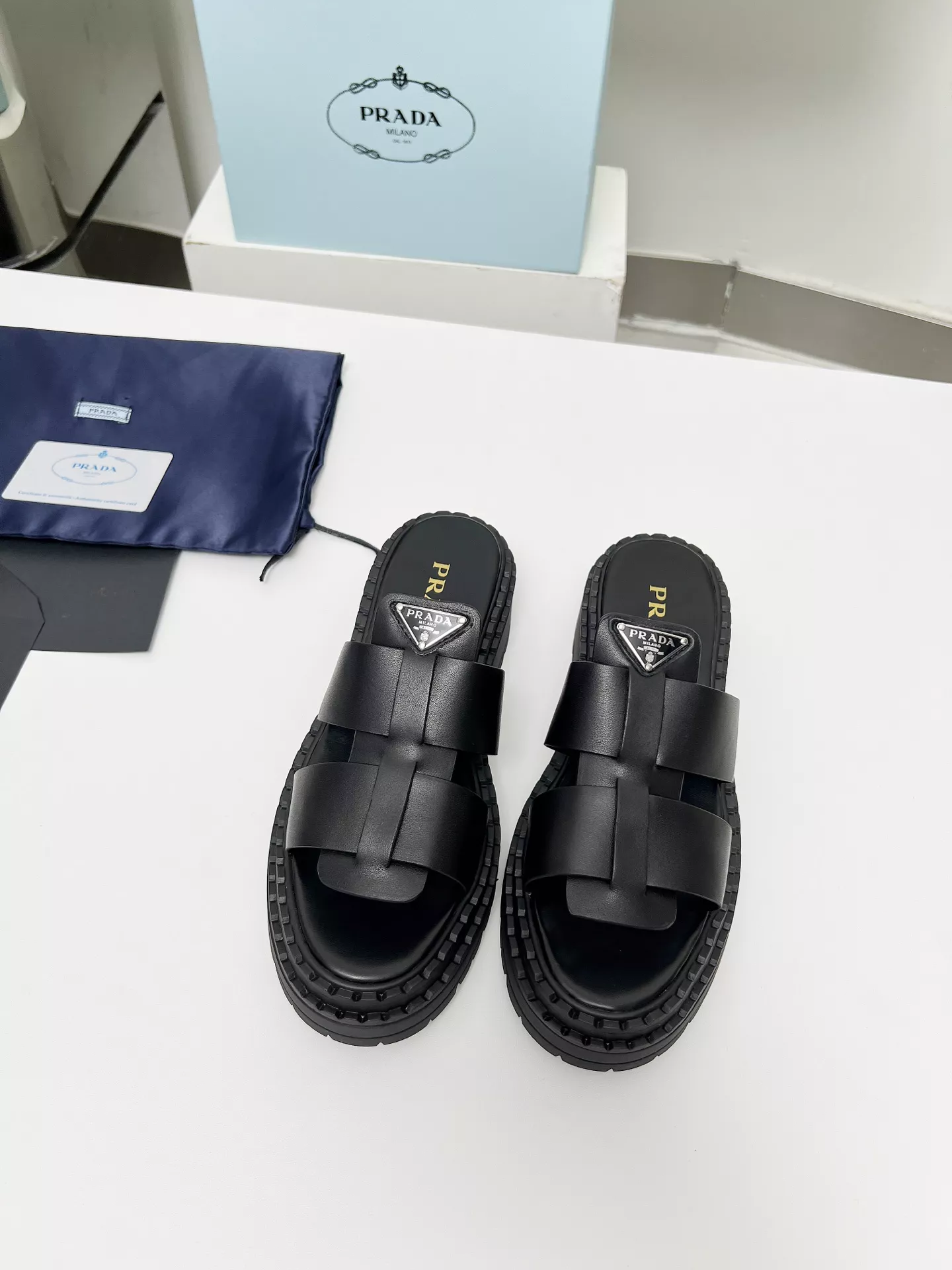 Prada Slippers For Women Affordable 8488