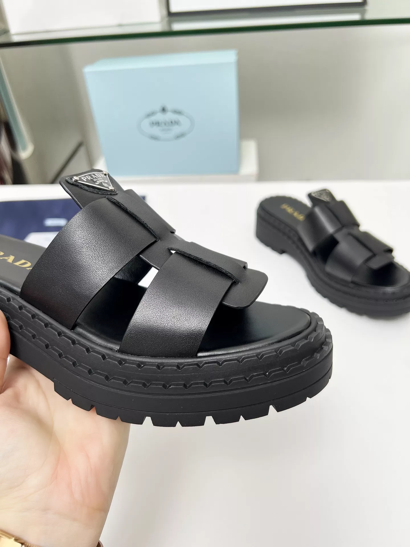 Prada Slippers For Women Affordable 8488