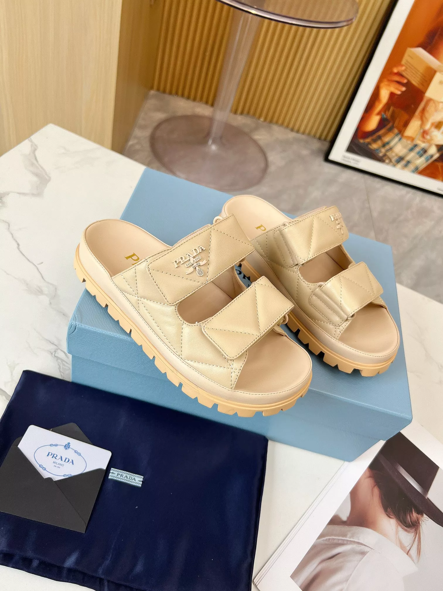 Prada Slippers For Women Bold 7564