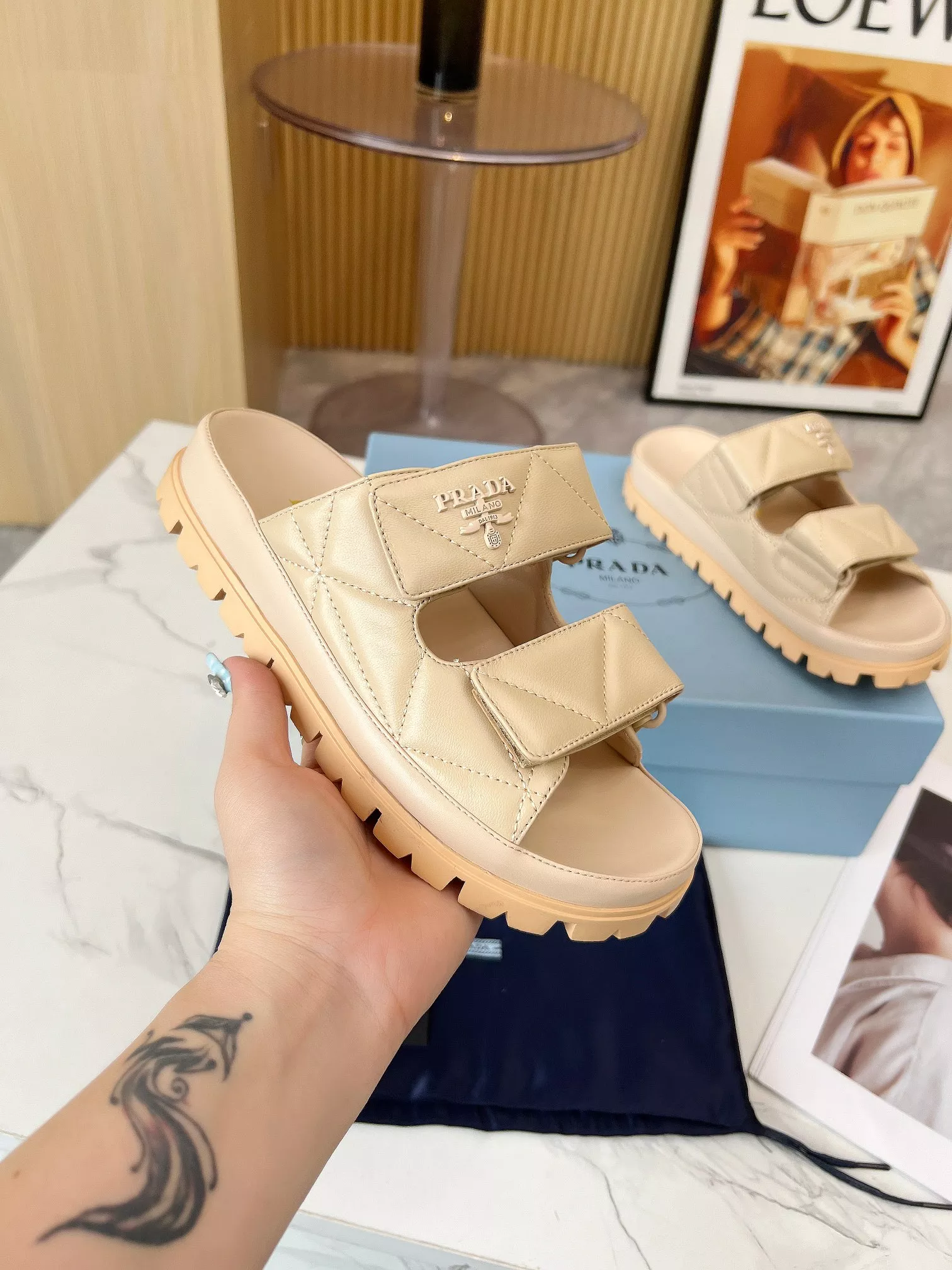 Prada Slippers For Women Bold 7564