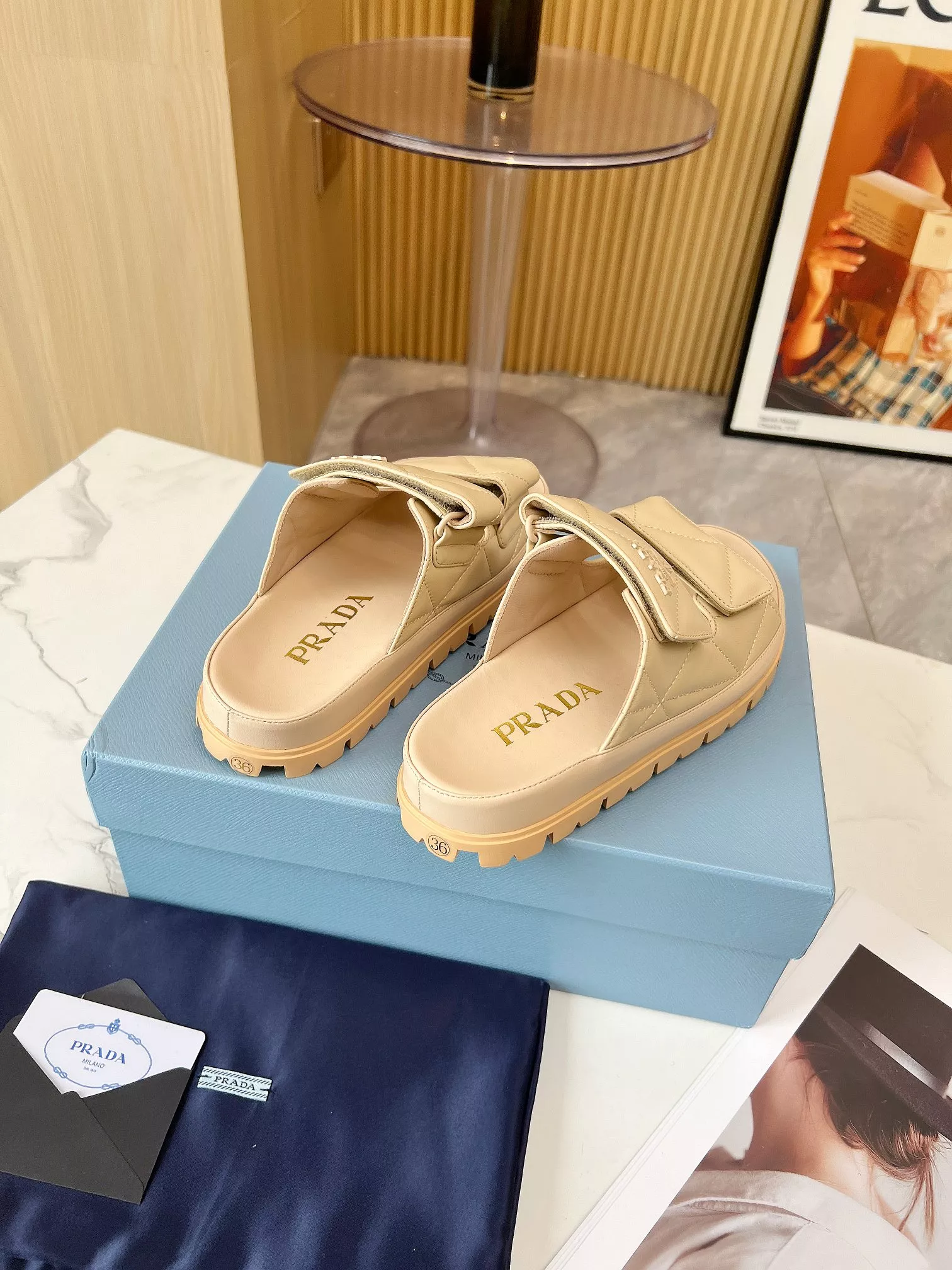 Prada Slippers For Women Bold 7564