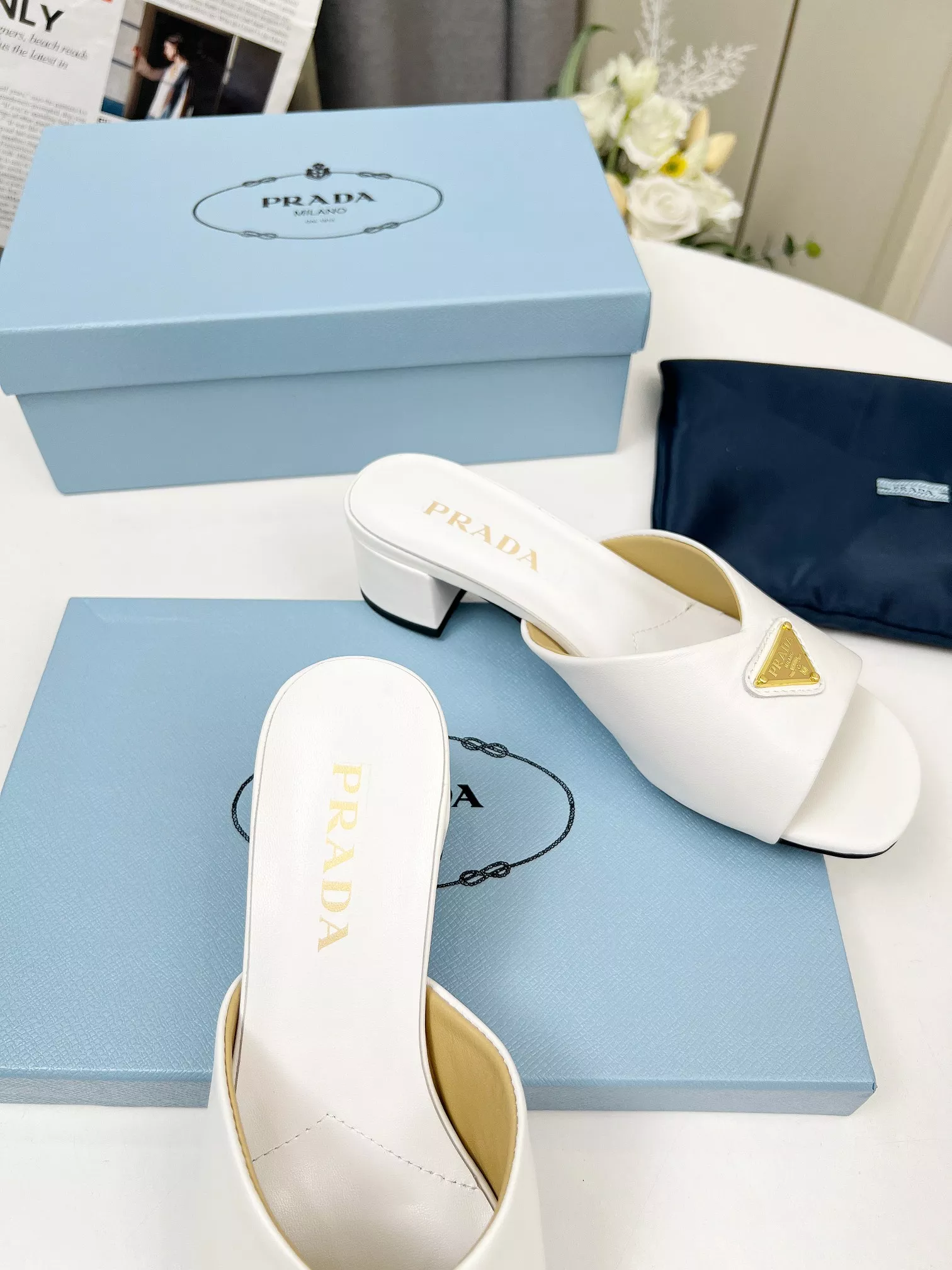 Prada Slippers For Women Bright 1069