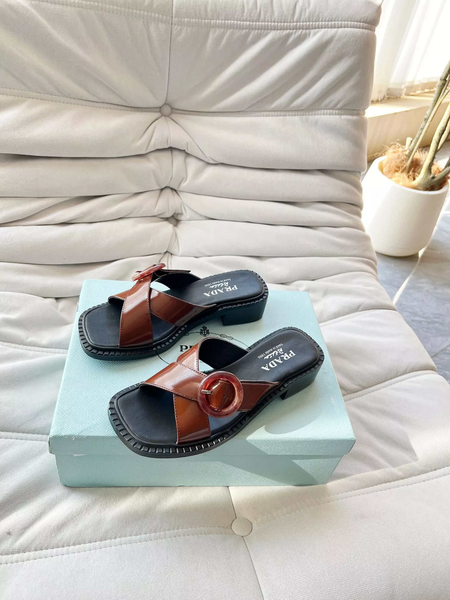 Prada Slippers For Women Bright 1752