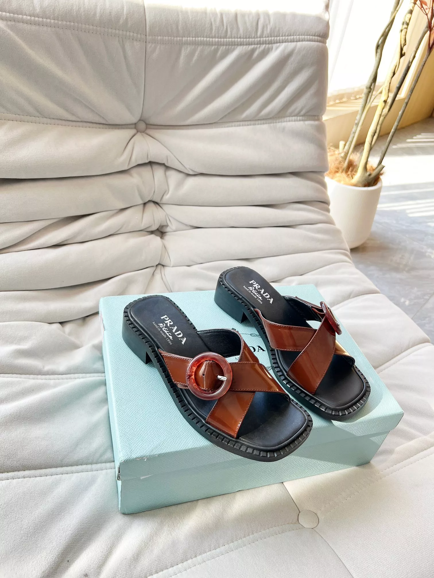 Prada Slippers For Women Bright 1752