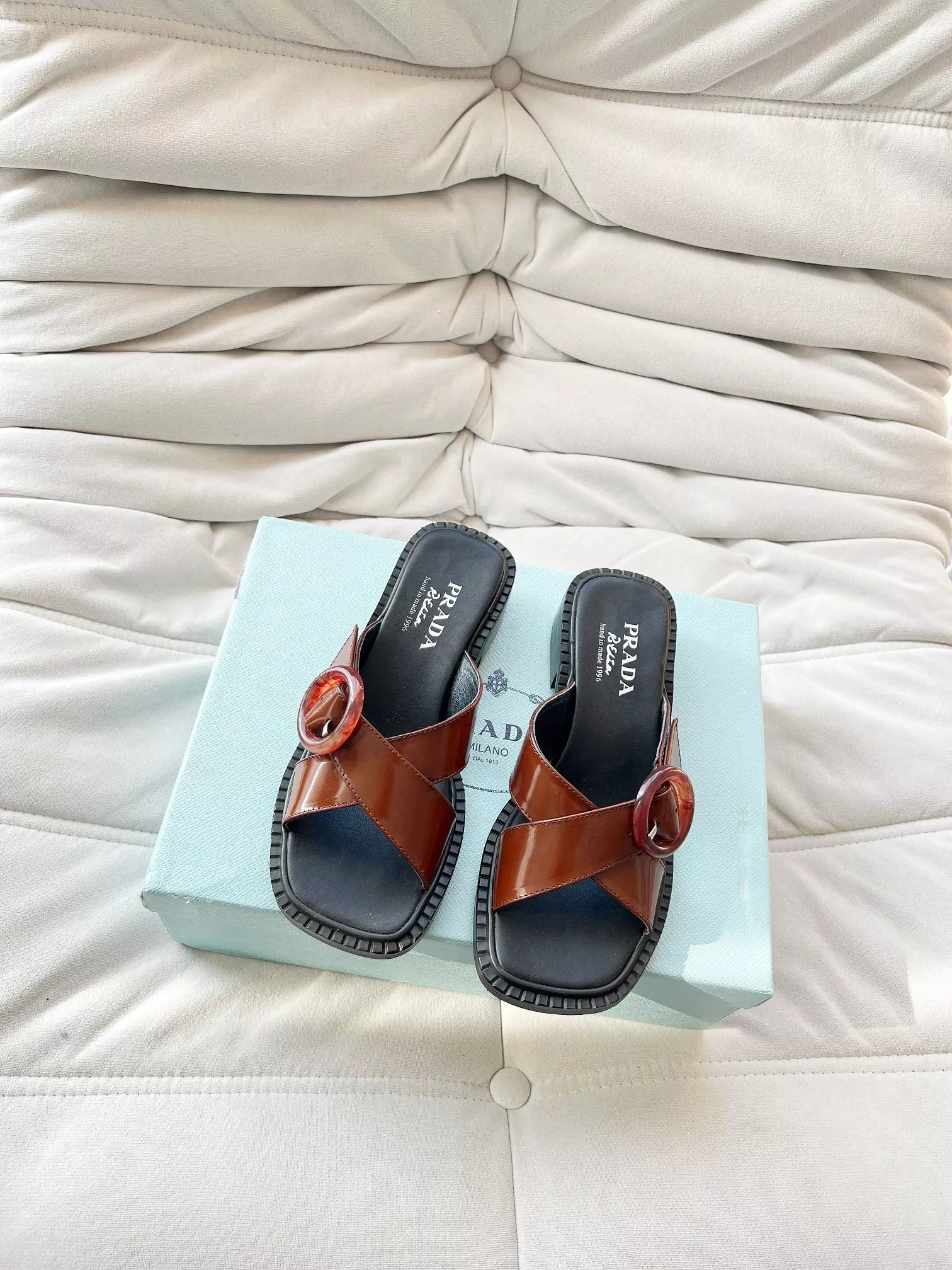 Prada Slippers For Women Bright 1752
