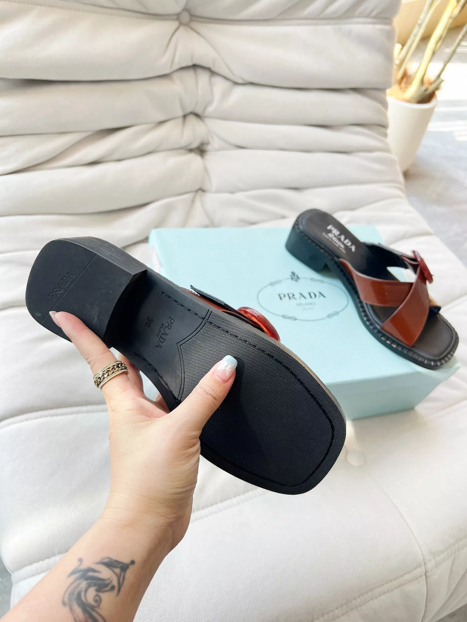 Prada Slippers For Women Bright 1752