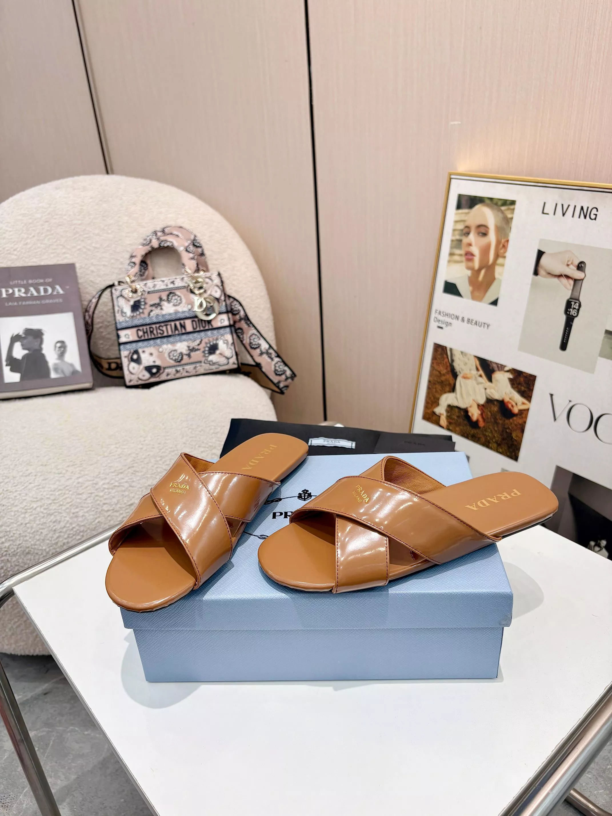Prada Slippers For Women EasyMatch 1305