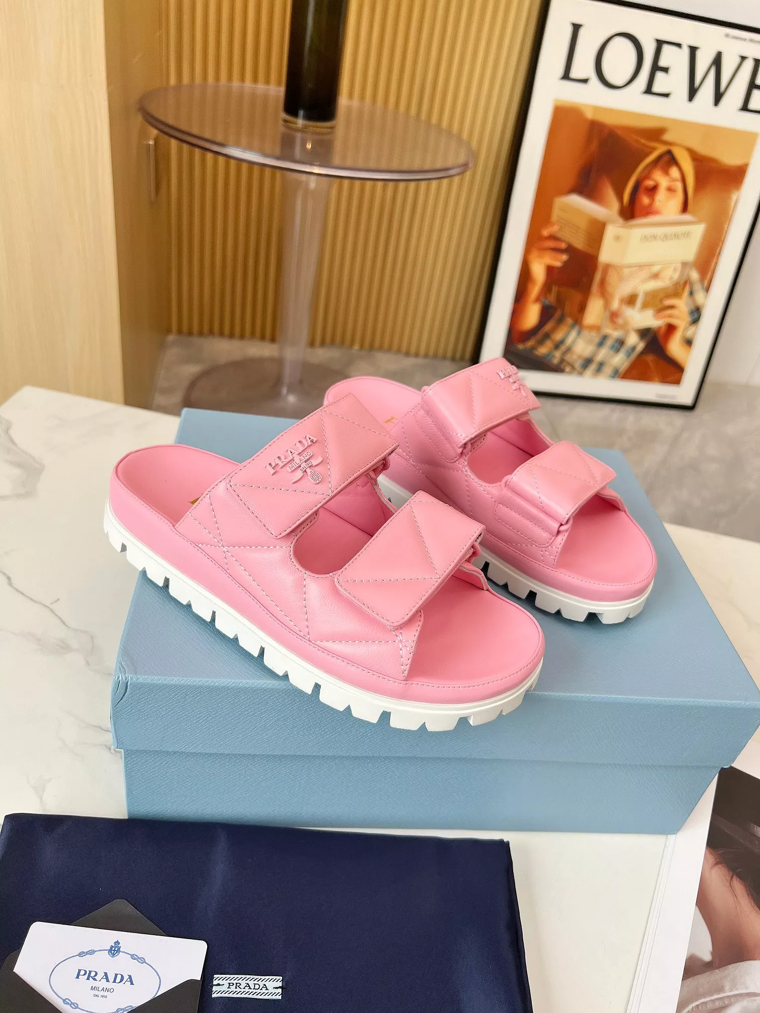 Prada Slippers For Women Elegant 4385
