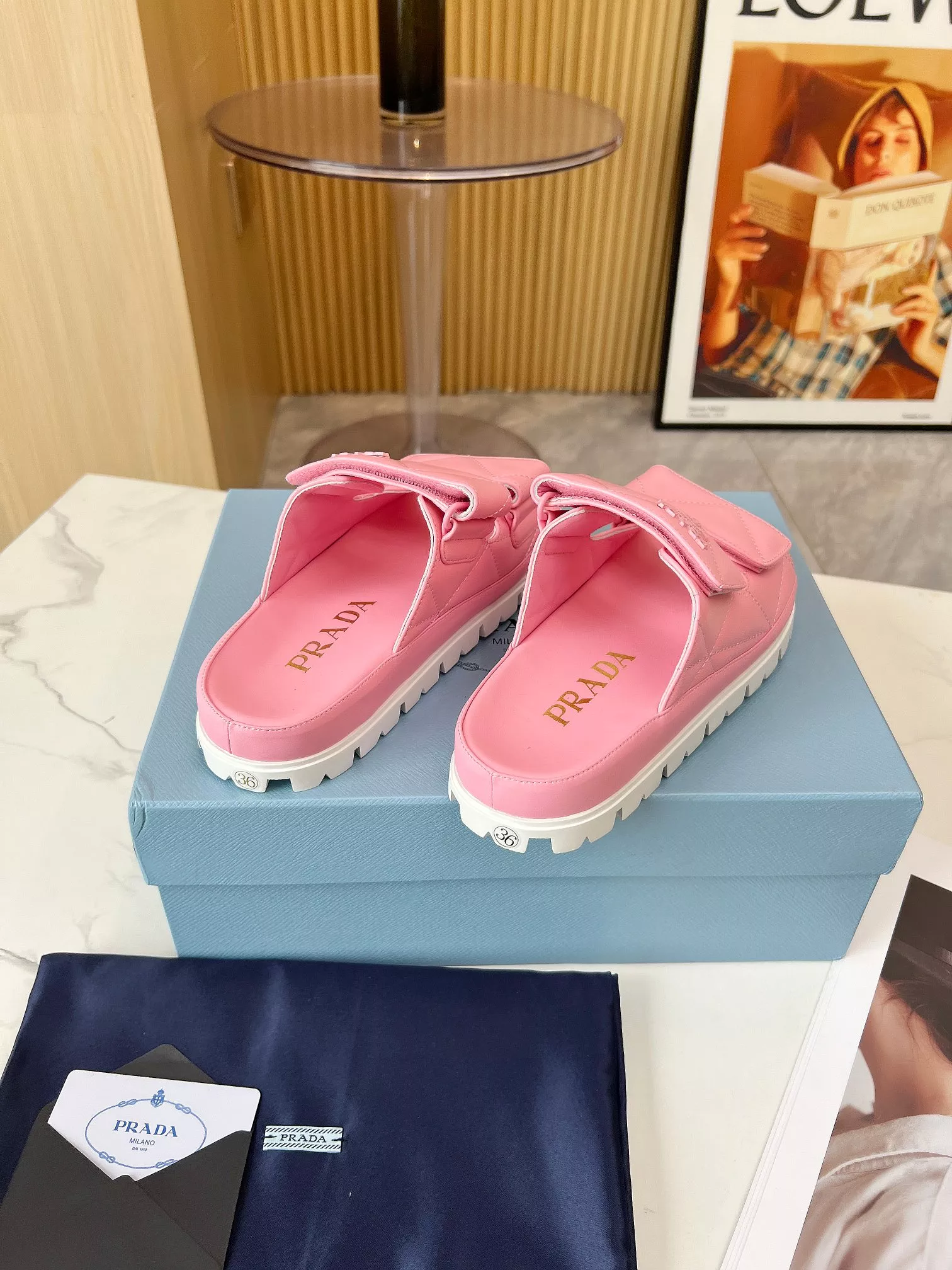 Prada Slippers For Women Elegant 4385