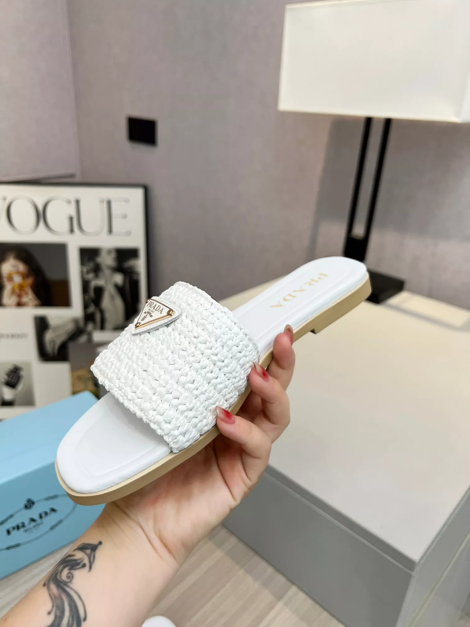 Prada Slippers For Women HighQuality 3981