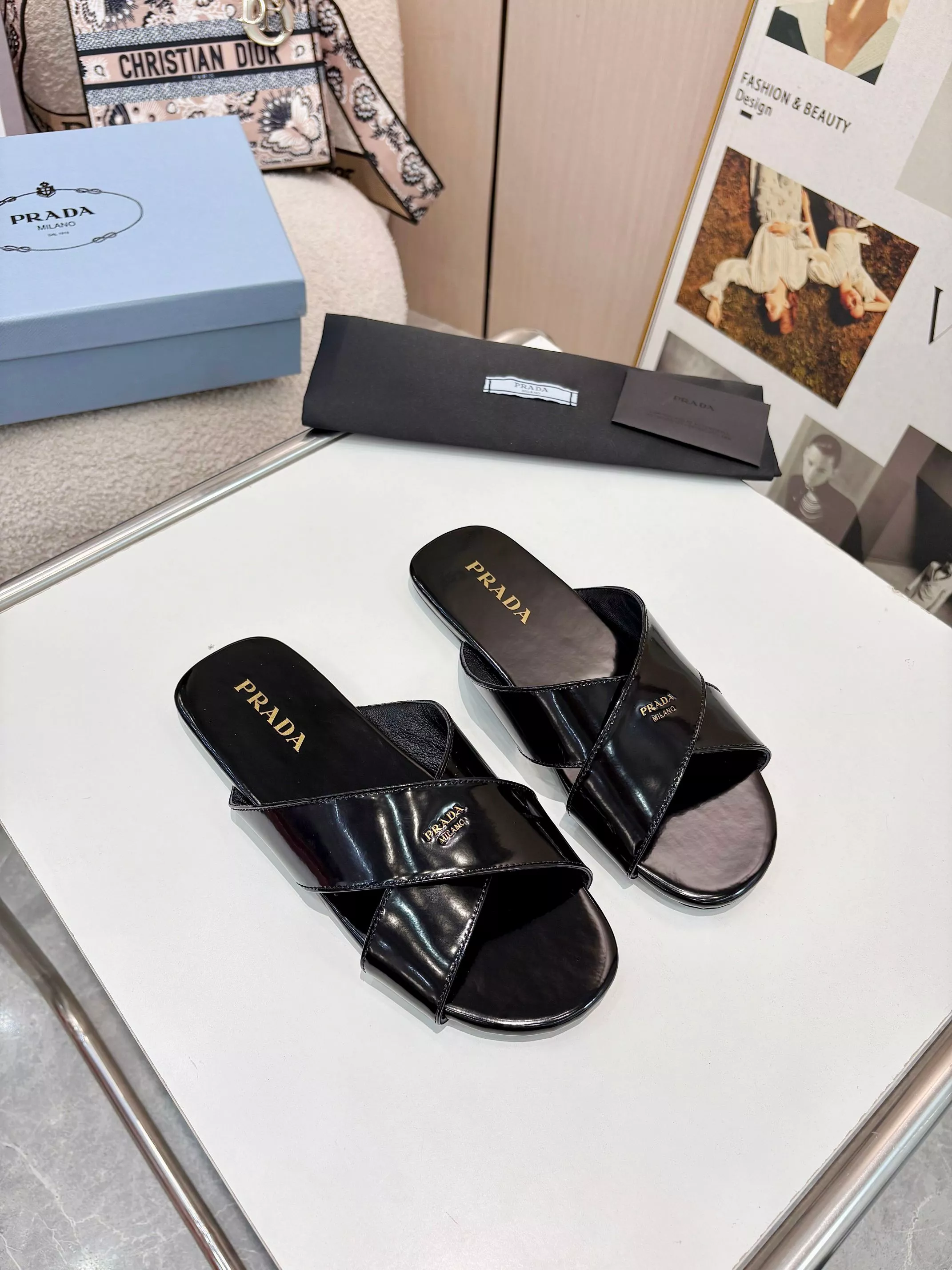 Prada Slippers For Women HighQuality 5065