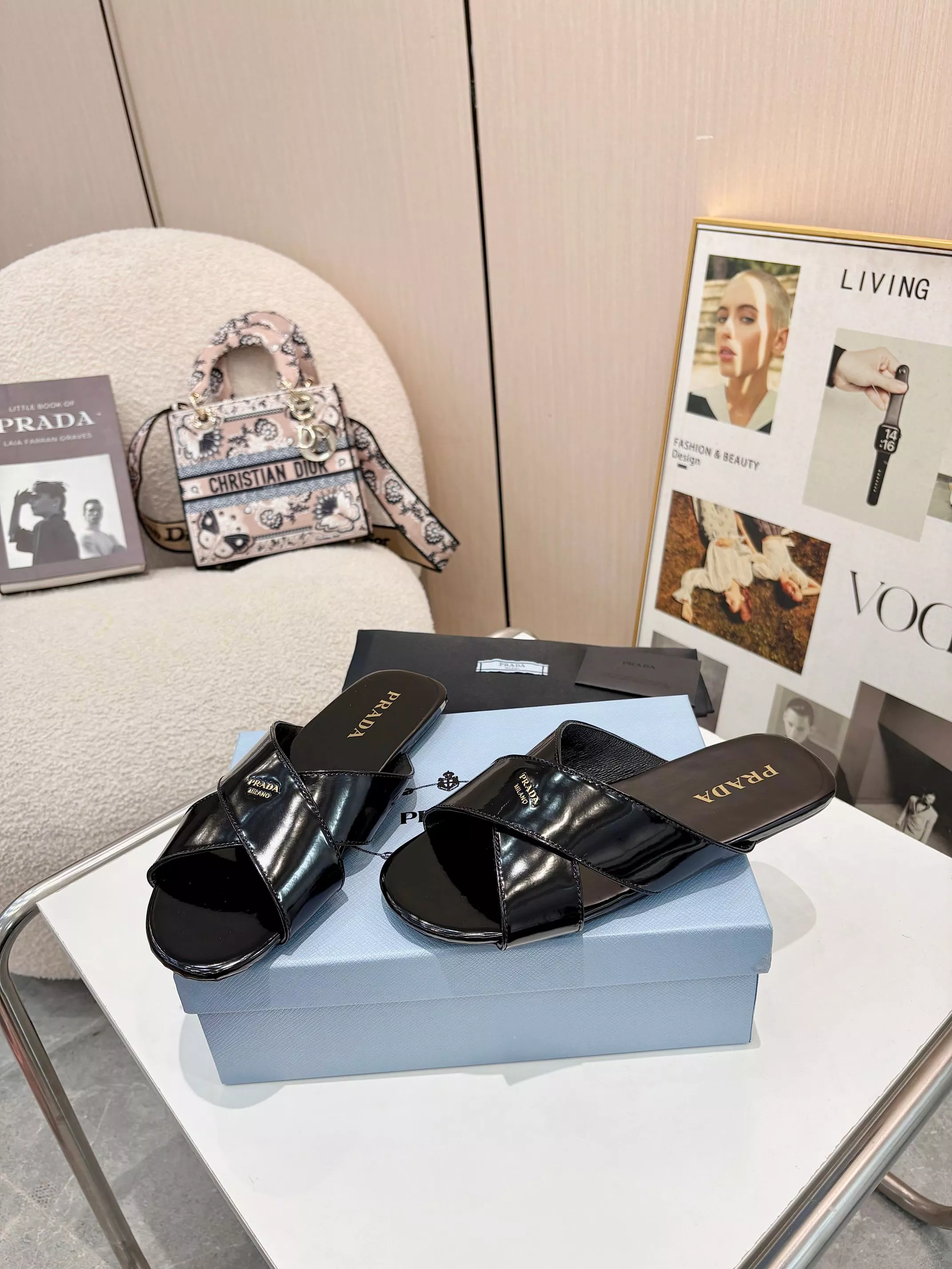 Prada Slippers For Women HighQuality 5065
