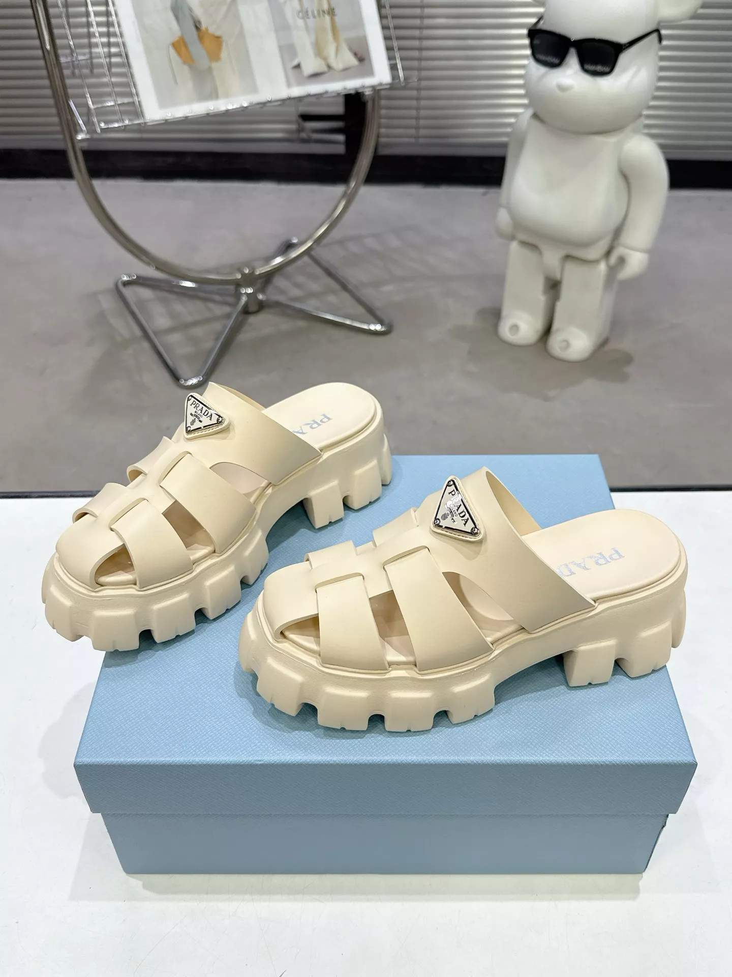 Prada Slippers For Women Minimalist 1151