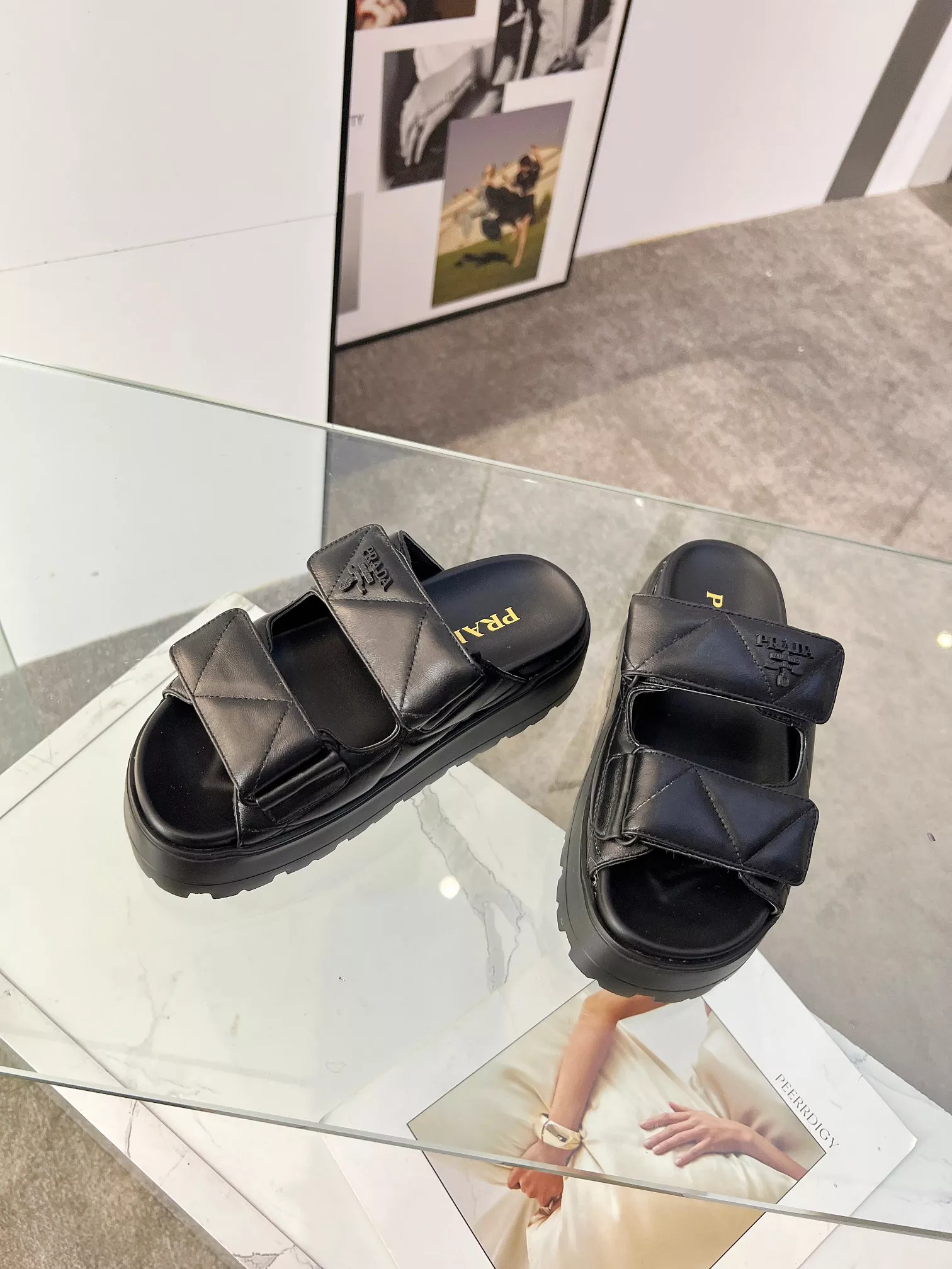 Prada Slippers For Women Popular 681