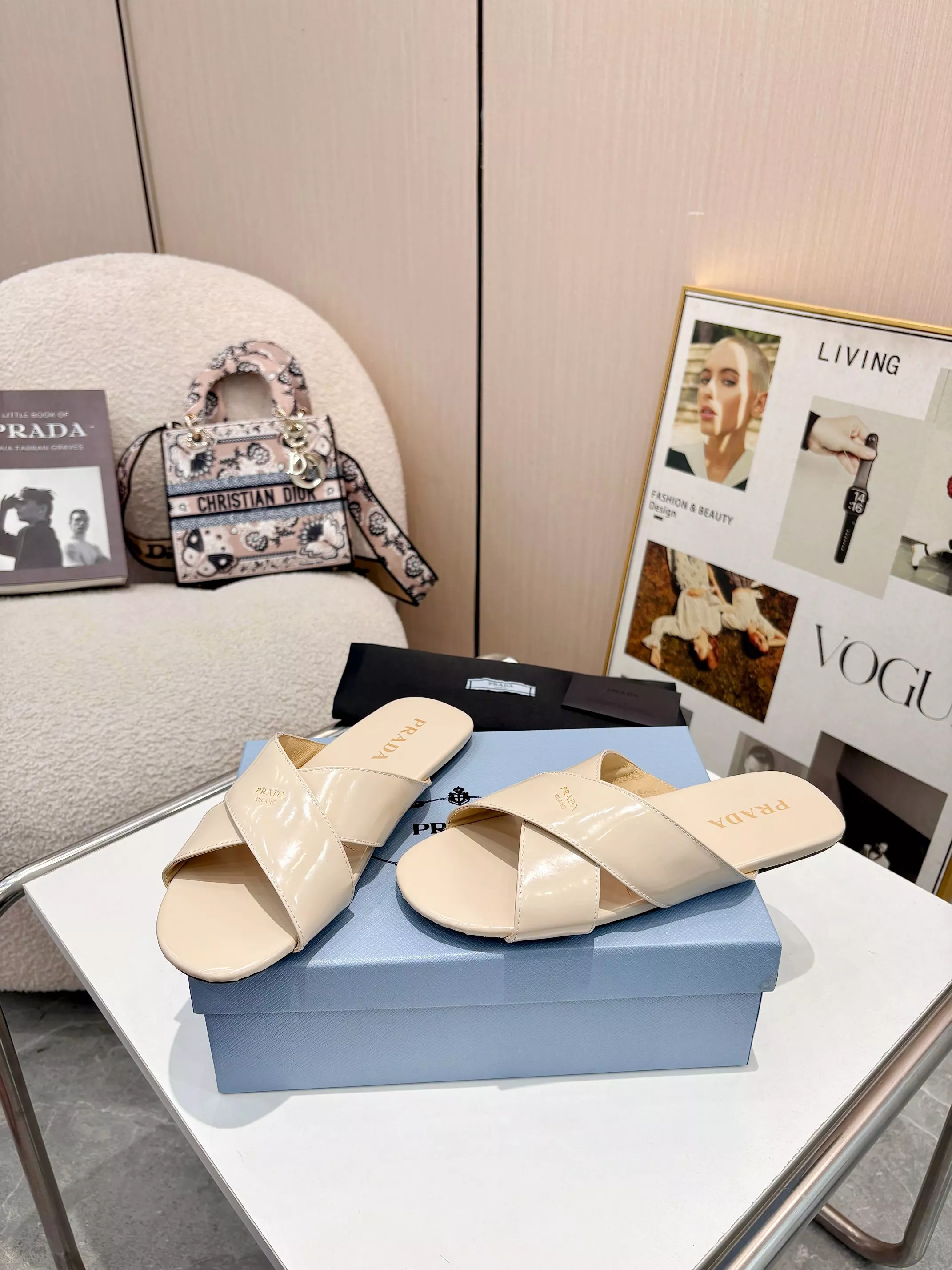 Prada Slippers For Women Resilient 1932