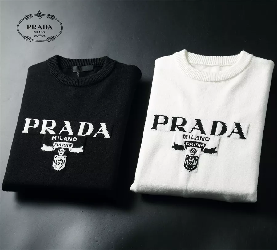 Prada Sweater Long Sleeved For Men Bold 7496
