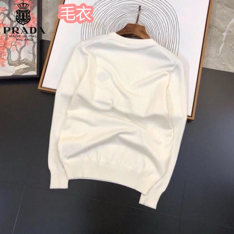 Prada Sweater Long Sleeved For Men Bold 8446