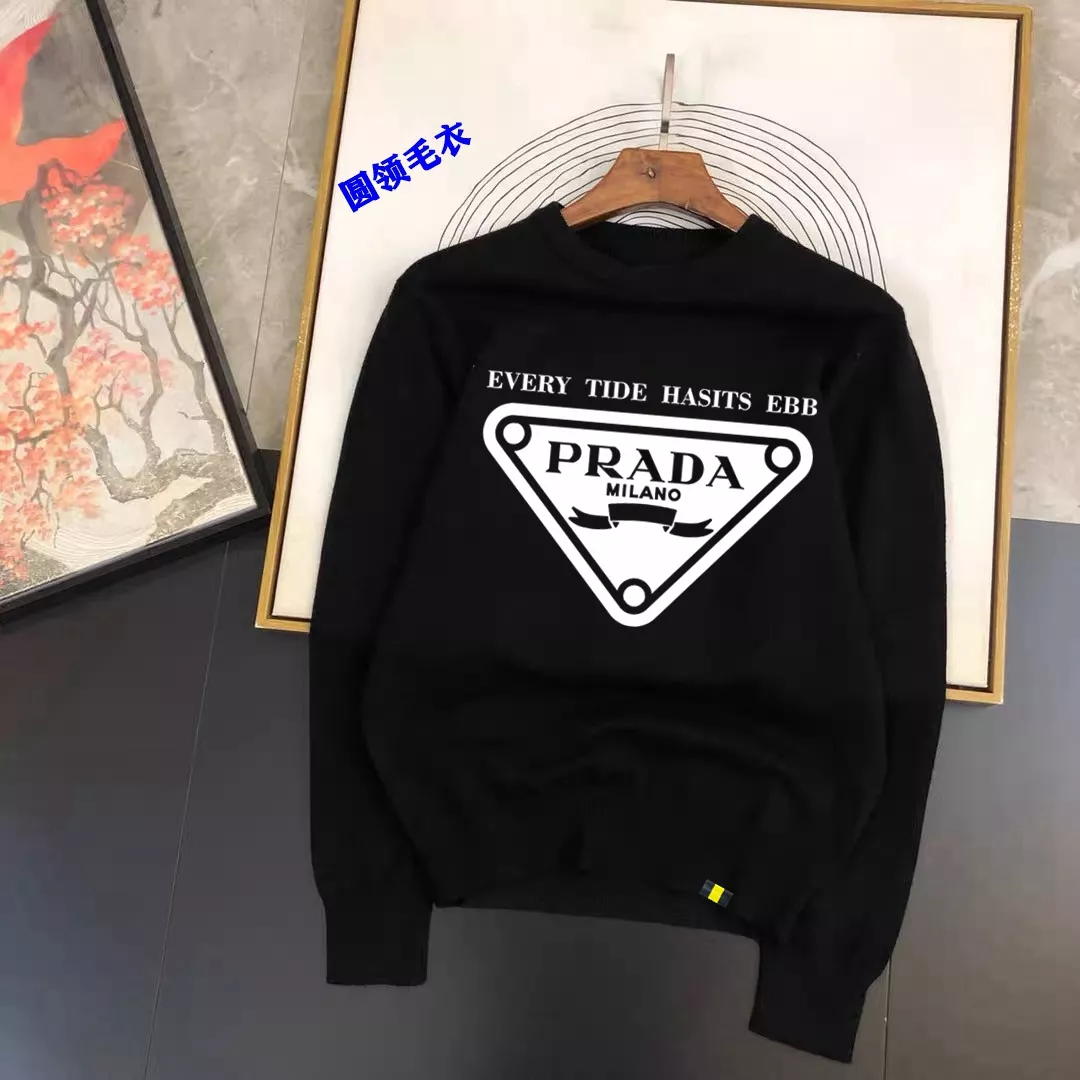 Prada Sweater Long Sleeved For Men Classic 4713