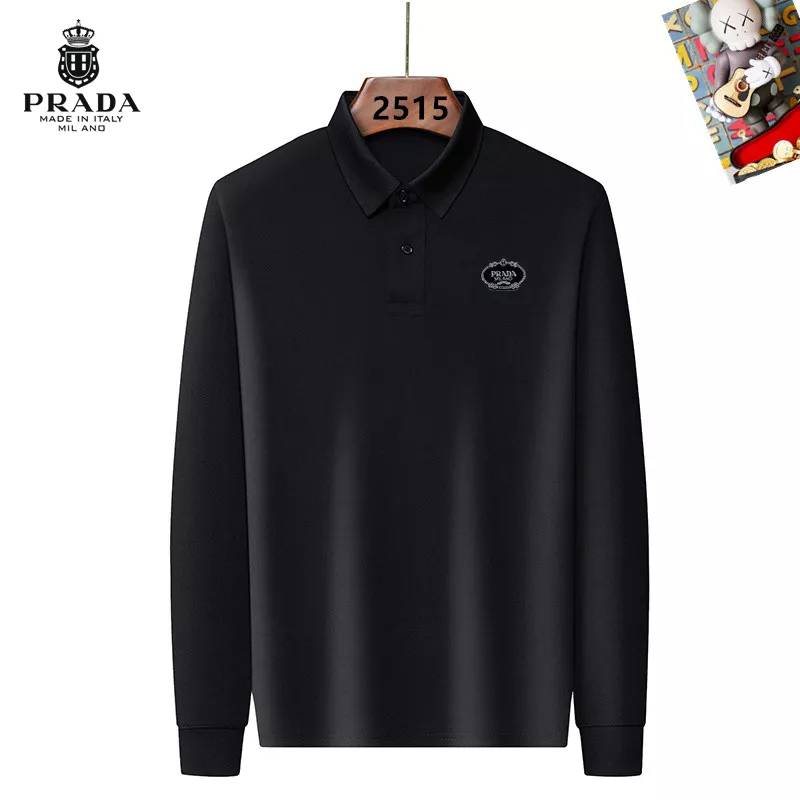 Prada T-Shirts Long Sleeved For Men StreetReady 2141